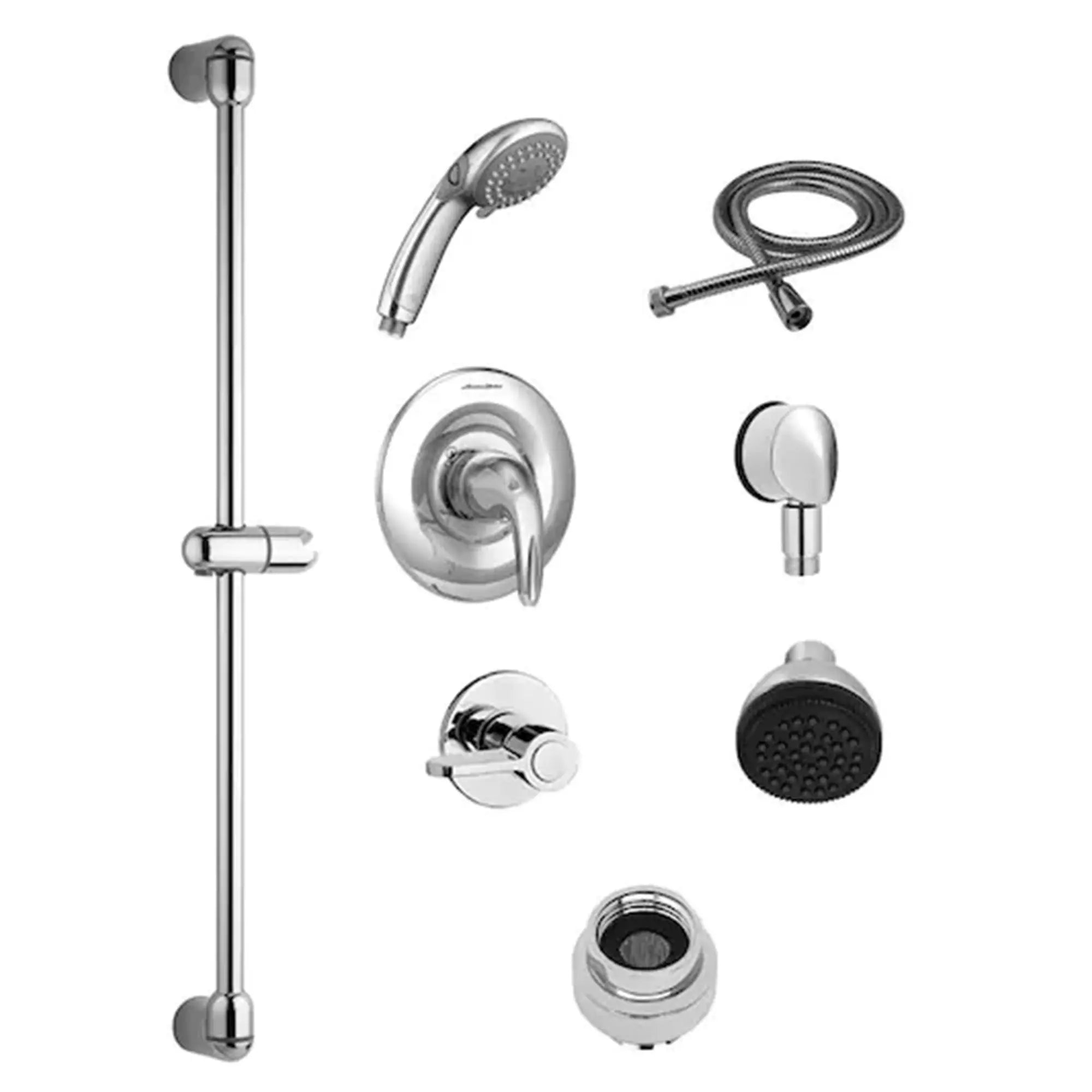 Premium Commercial Shower System Trim Kit - 2.5 GPM/9.5 LPM Flow Rate with 36