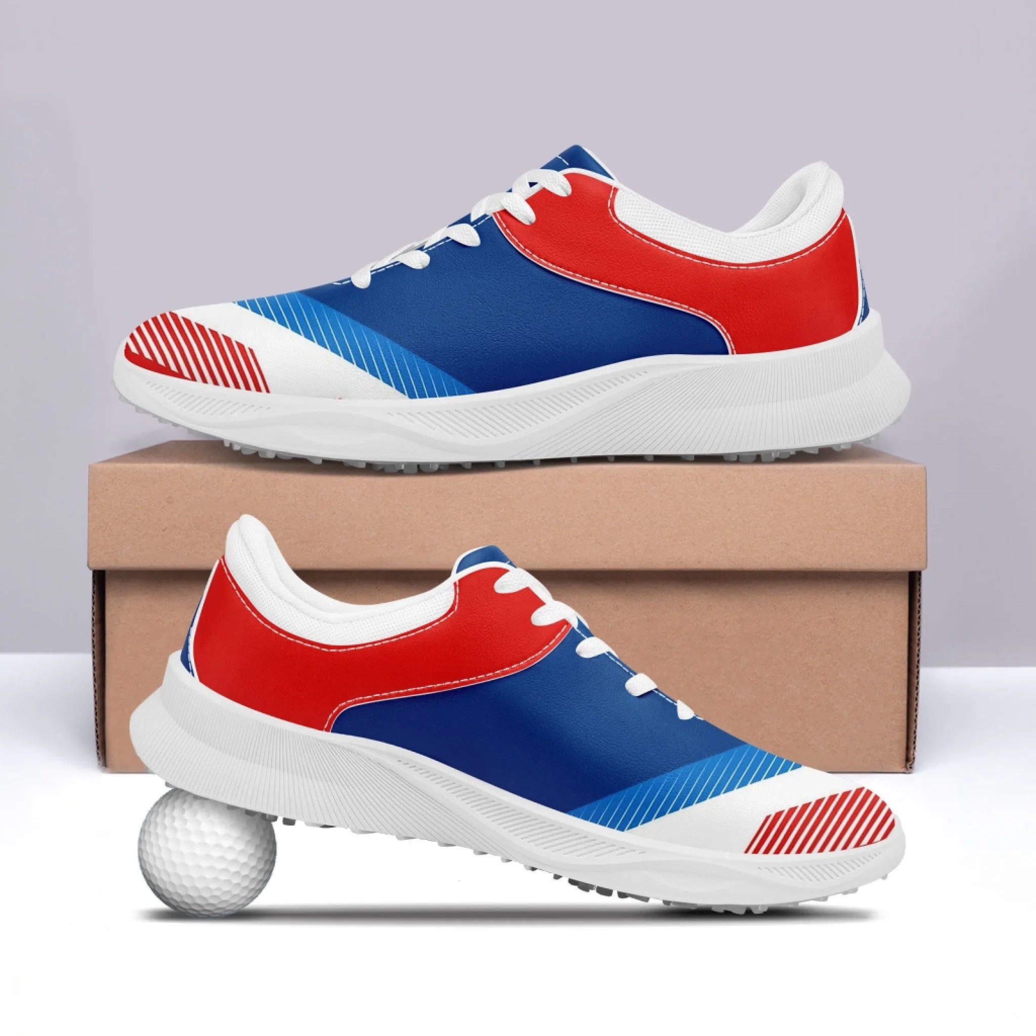 Custom Golf Performance Sneakers for Men & Women - Personalized Durable Athletic Shoes for POD Resellers - Lightweight Comfort Walking & Running Shoes - Perfect for Golf Course, Gym Workouts & Casual Wear (FN062 25020099)