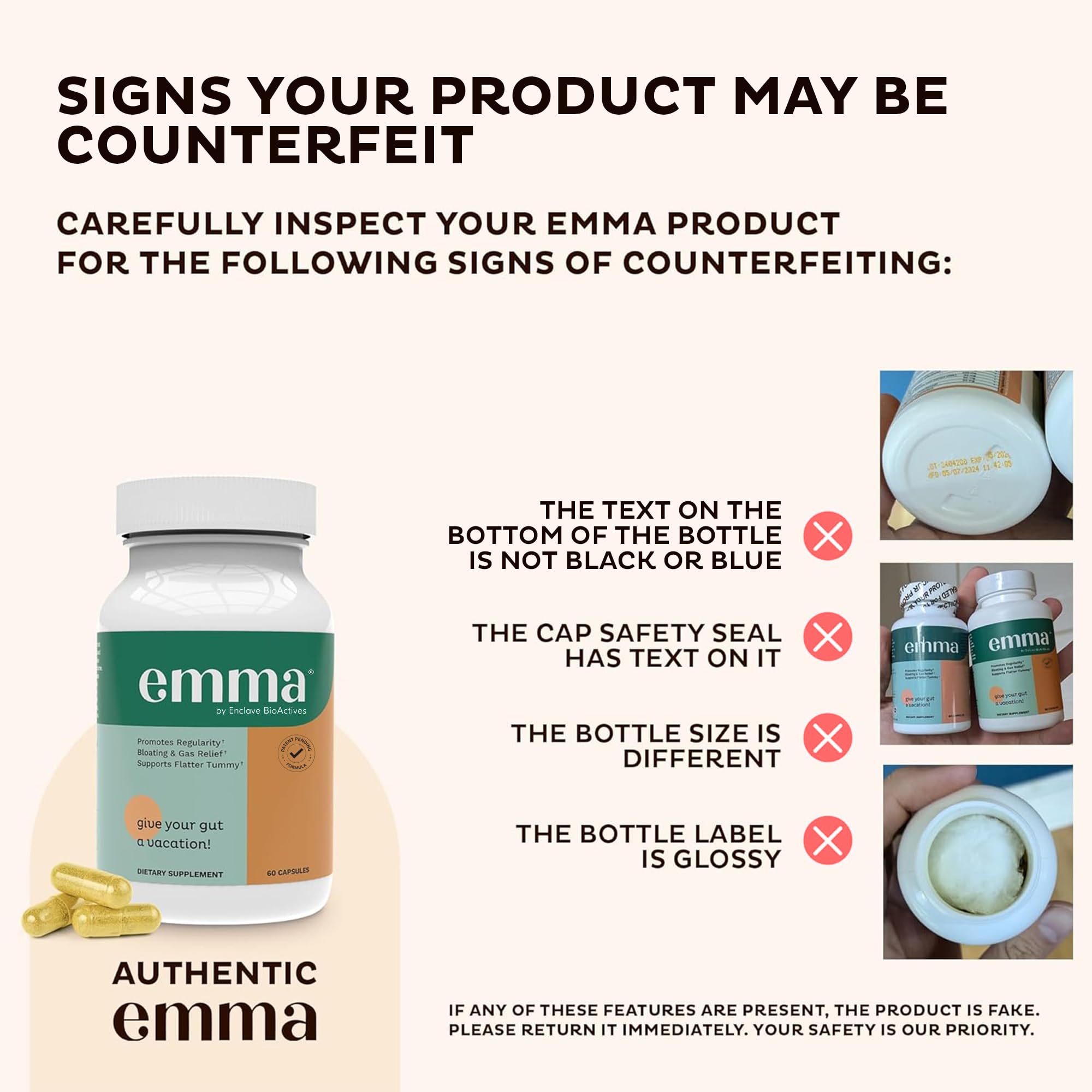 Emma Gut Health Probiotics - 2 Pack (120 Capsules) - Gas & Bloating Relief, Constipation Support, Leaky Gut Repair - Digestive Cleanse & Gut Flora Restoration - Natural Laxative Alternative - Promotes Regular Bowel Movements - Ideal for Digestive Discomfort, IBS Relief & Daily Gut Maintenance