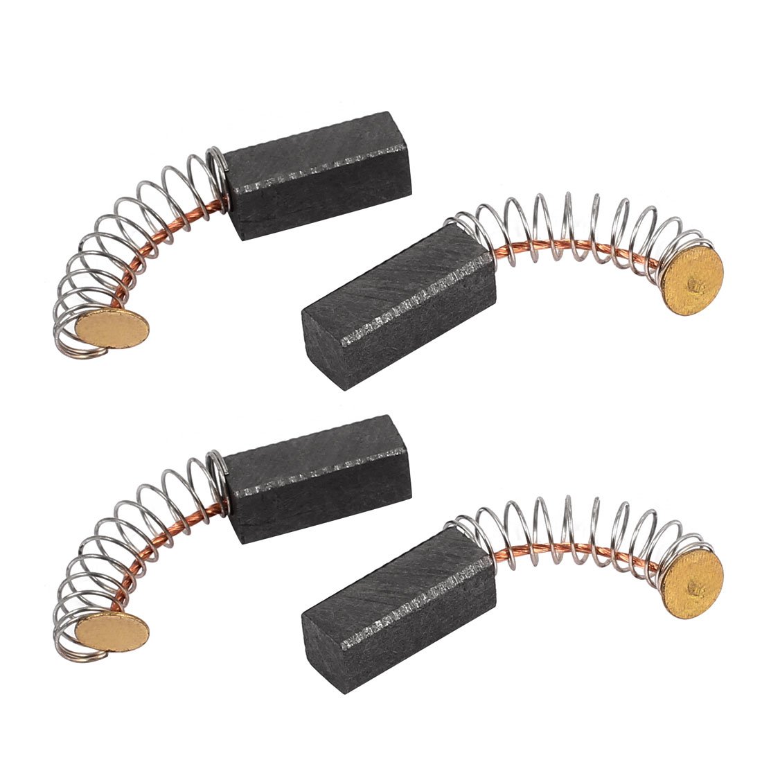 2 Pairs Carbon Brush 6x6x15mm for Electric Drill Motor & Rotary Power Tools - Perfect for DIY Projects, Home Repairs, and Professional Use
