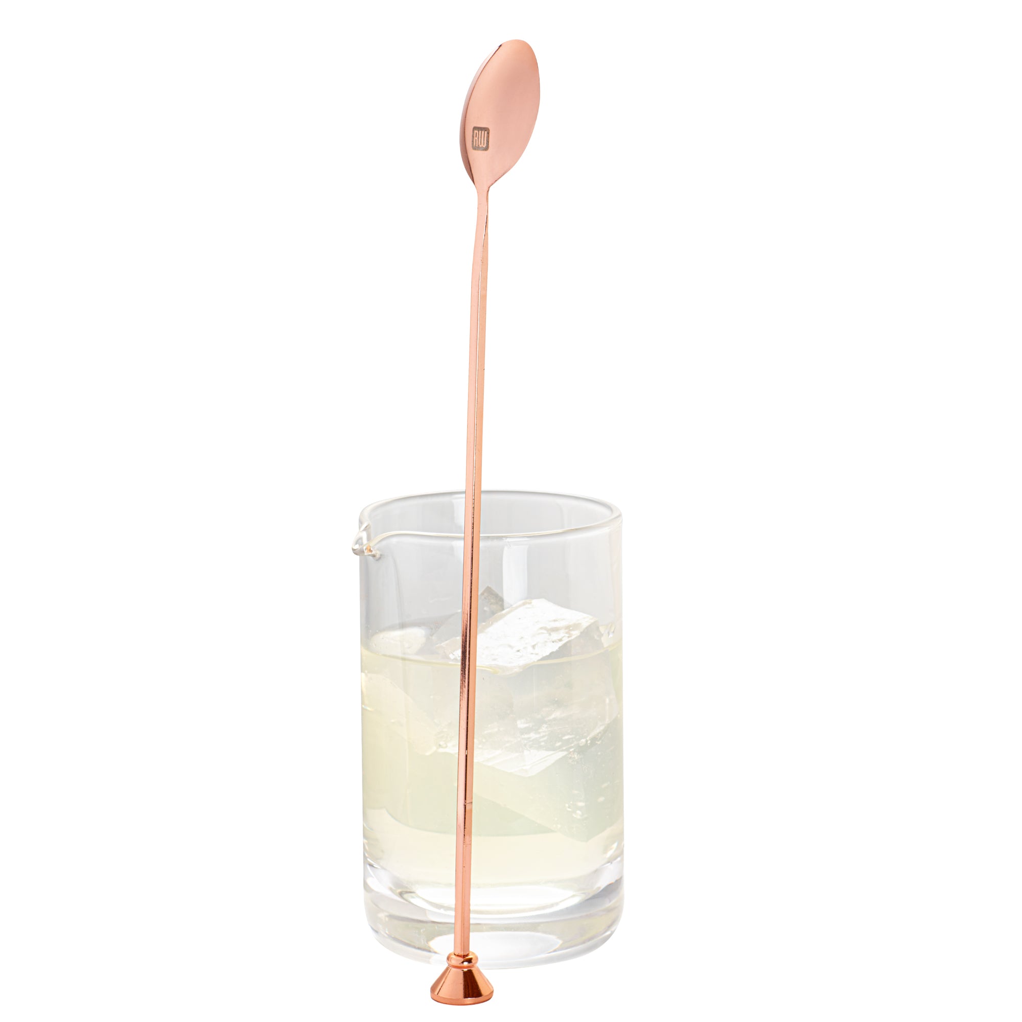 Premium Copper-Plated Stainless Steel Muddler Bar Spoon - 12