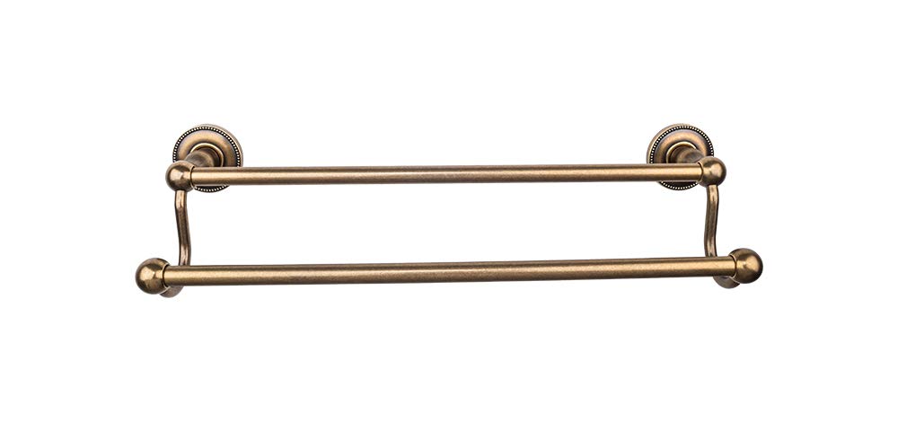 Top Knobs ED11BSNA Brushed Nickel Towel Bar - Modern Bathroom Accessory for Towel Storage & Organization | Perfect for Bathrooms, Spas & Gyms
