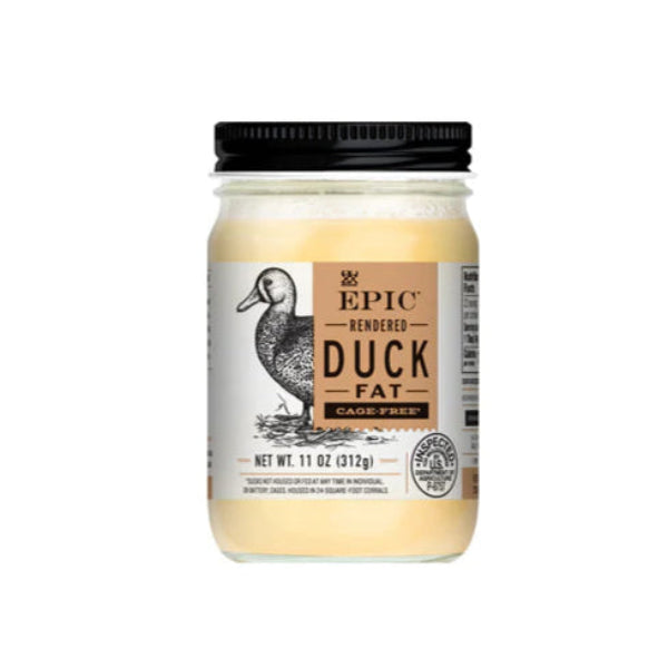 Premium Duck Fat - Pure Rendered Duck Fat for Cooking, Baking & Frying - High Smoke Point, Rich Flavor - Perfect for Roasting Potatoes, Searing Meats & Gourmet Recipes