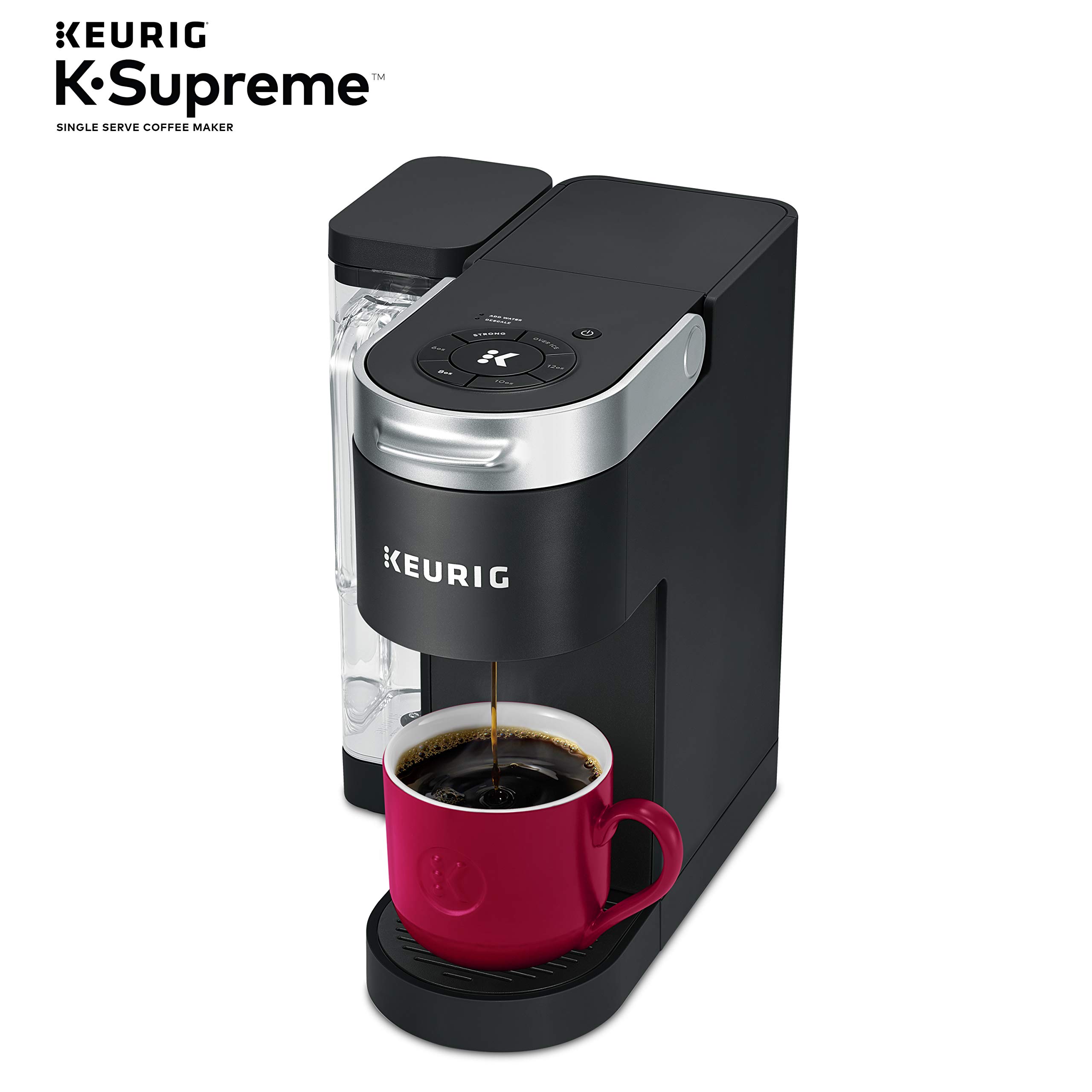 Keurig K-Supreme Single-Serve Coffee Maker with Green Mountain Coffee Roasters Variety Pack (40 Pods) - Perfect for Home, Office & Breakfast Brewing