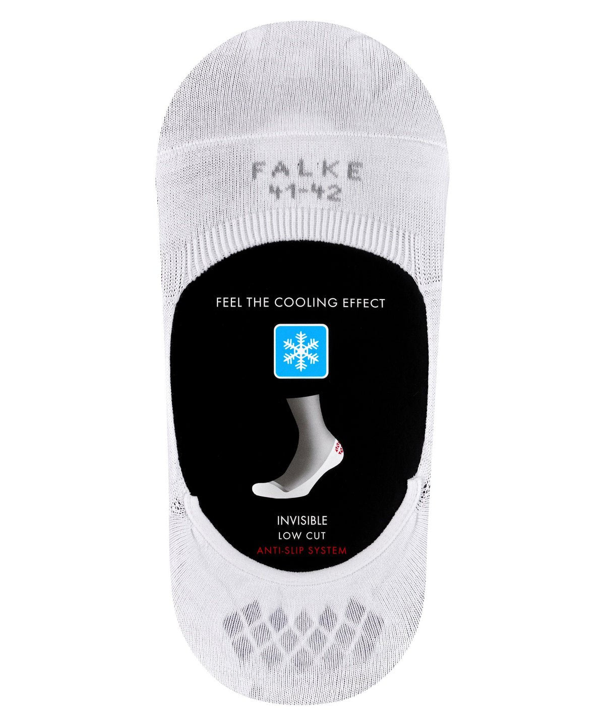 FALKE Cool 24/7 Men's No Show Socks - Breathable Invisible Liner Socks for Sneakers & Loafers - White Athletic Socks for Running, Gym & Everyday Comfort