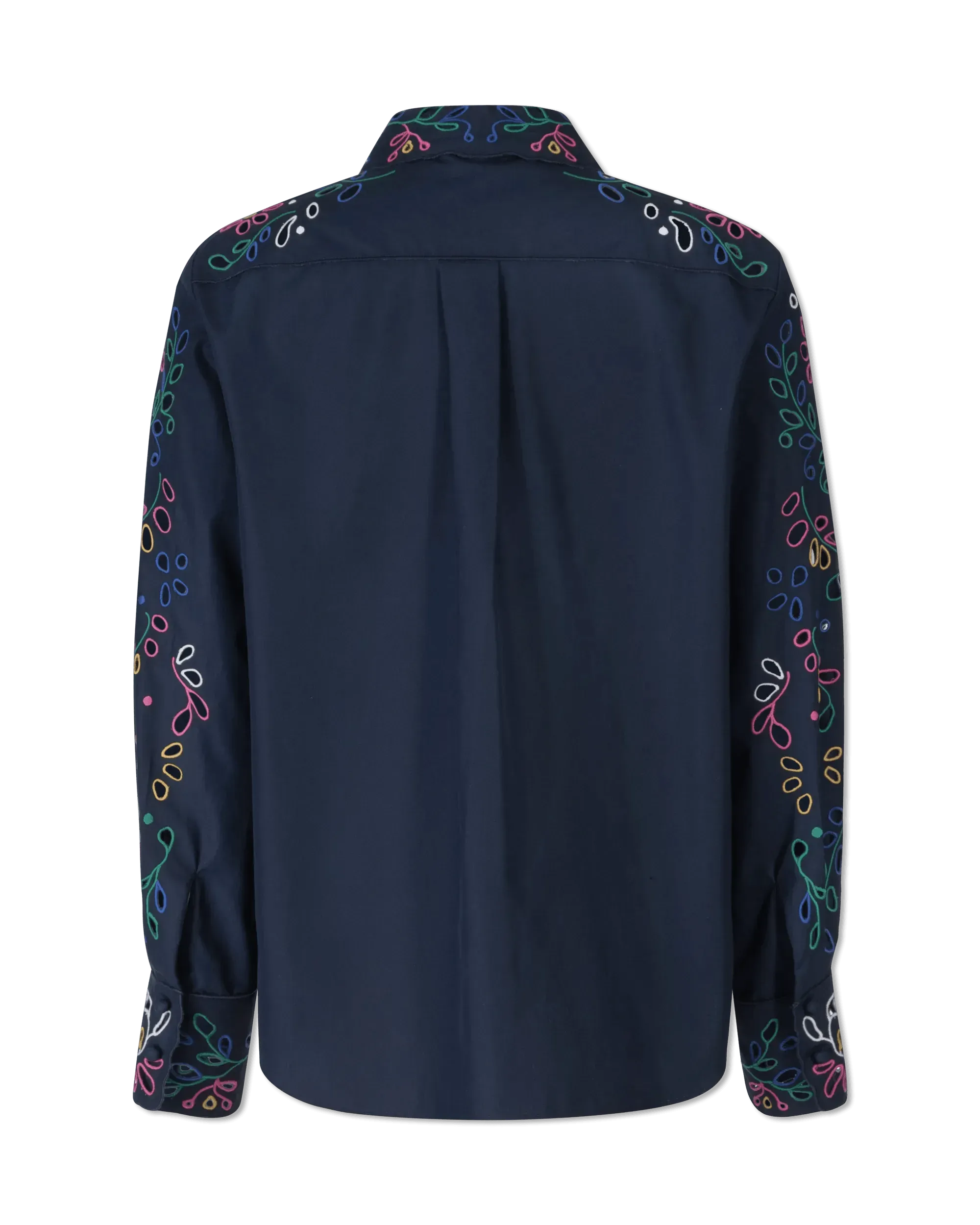 Embroidered Eyelet Shirt for Women - Floral Lace Trim Blouse - Summer Boho Tops - Perfect for Beach, Vacation & Casual Outfits