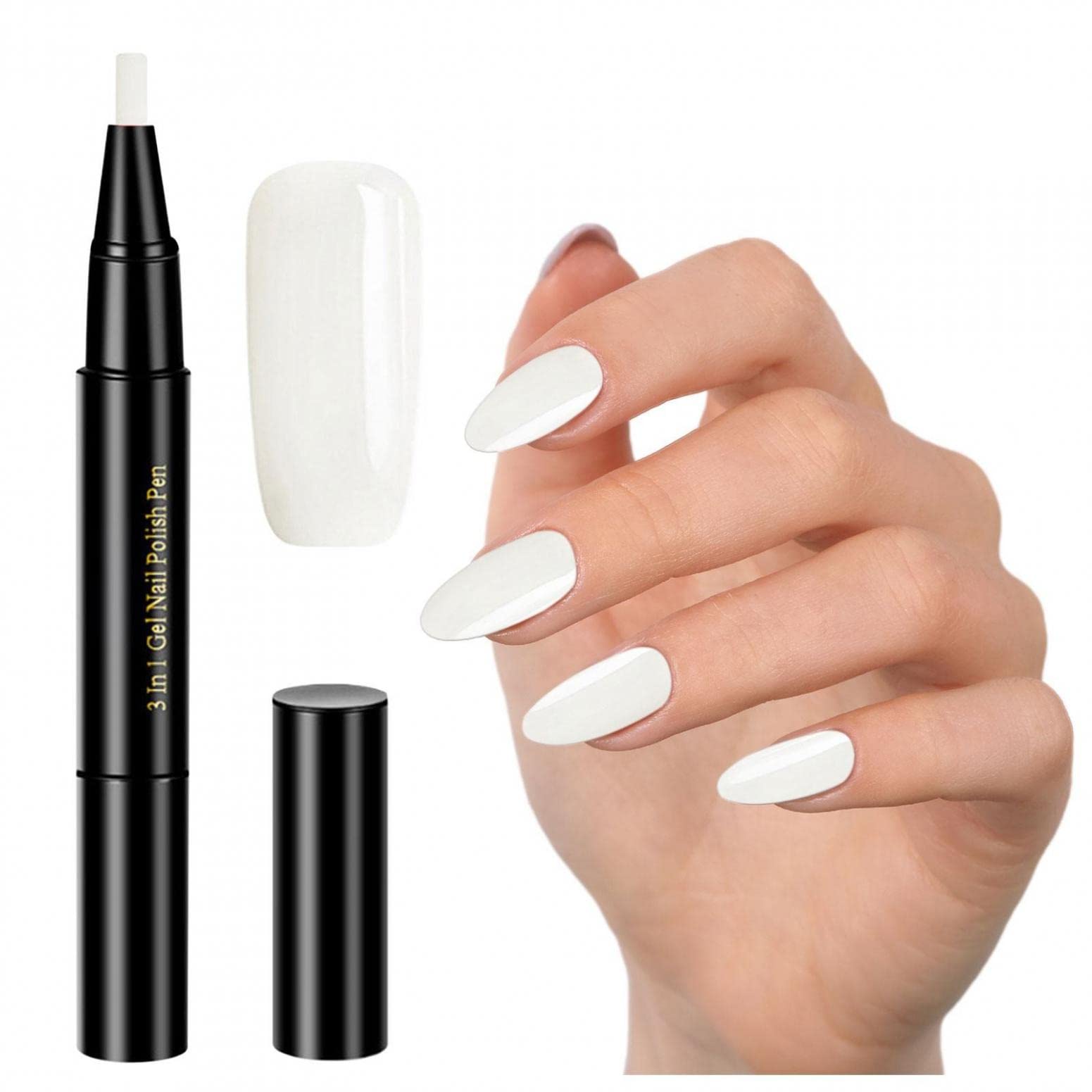 20 Colors 3-in-1 Nail Gel Pen Set - Long Lasting Nail Polish, Gel & Oil for Women | Perfect for DIY Nail Art, Home Manicures & Salon Quality Results (2ml Each)