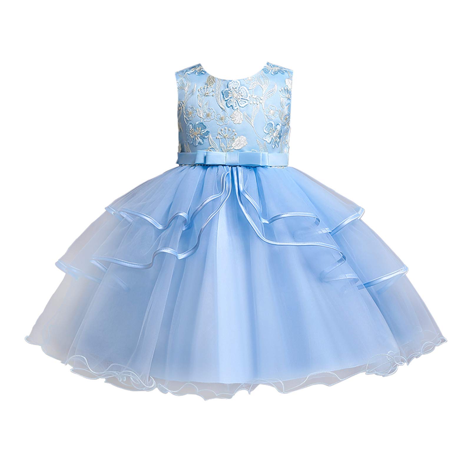 **Toddler Girl Princess Dress - Lace Sleeveless Tulle Gown for Kids Party, Cosplay & Special Occasions**    *Use Case: Perfect for birthday parties, weddings, photo shoots, Halloween costumes, and dress-up playtime!*