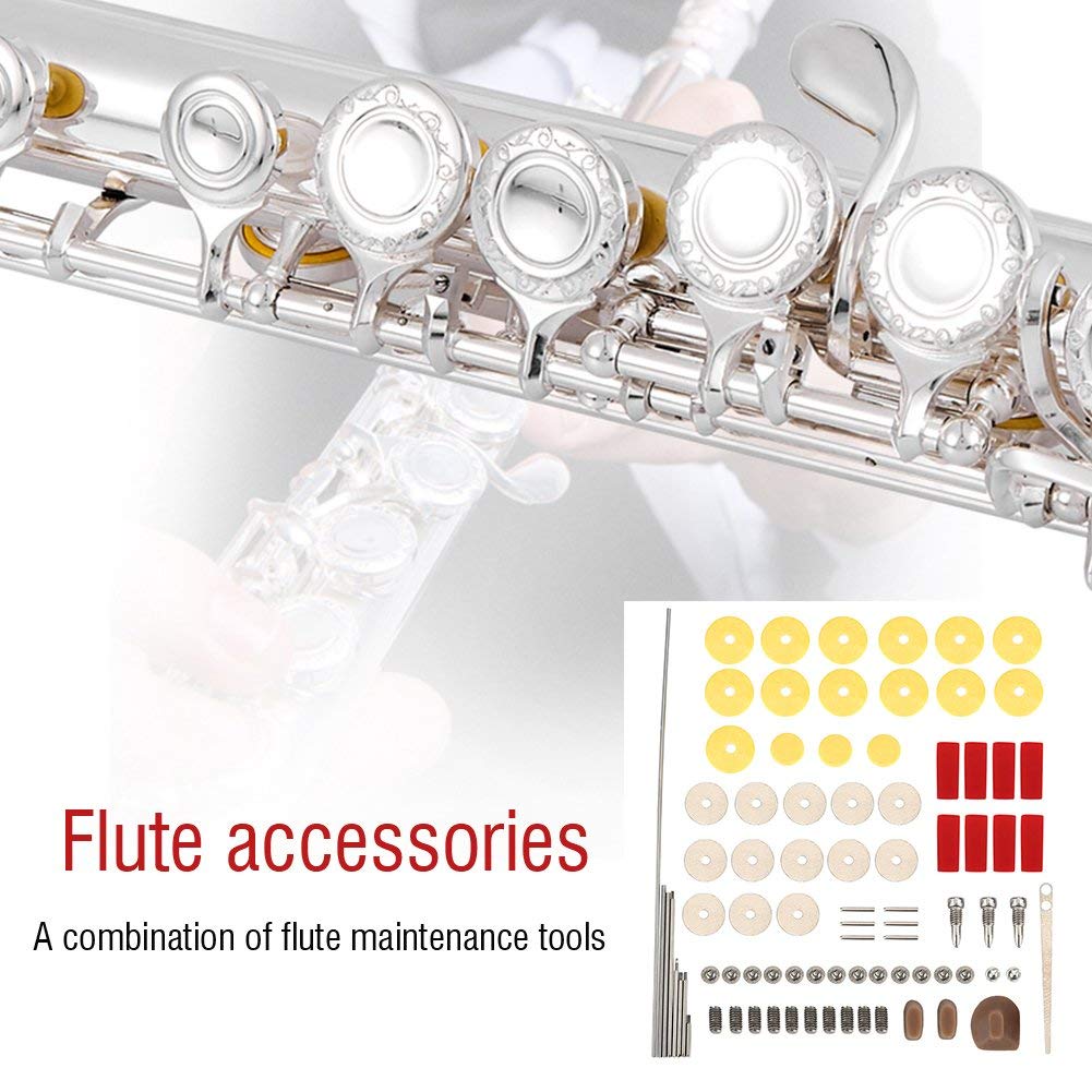 SOULONG Flute Repair Kit - Professional Flute Maintenance Tools Set with Wind Instrument Accessories for Flute Players | Perfect for Home, Studio & Band Practice