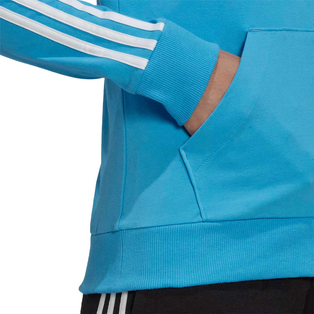 adidas Women's Essentials 3 Stripes Full Zip Hoodie (HL2057) - Comfortable Athletic Jacket for Running, Gym & Casual Wear
