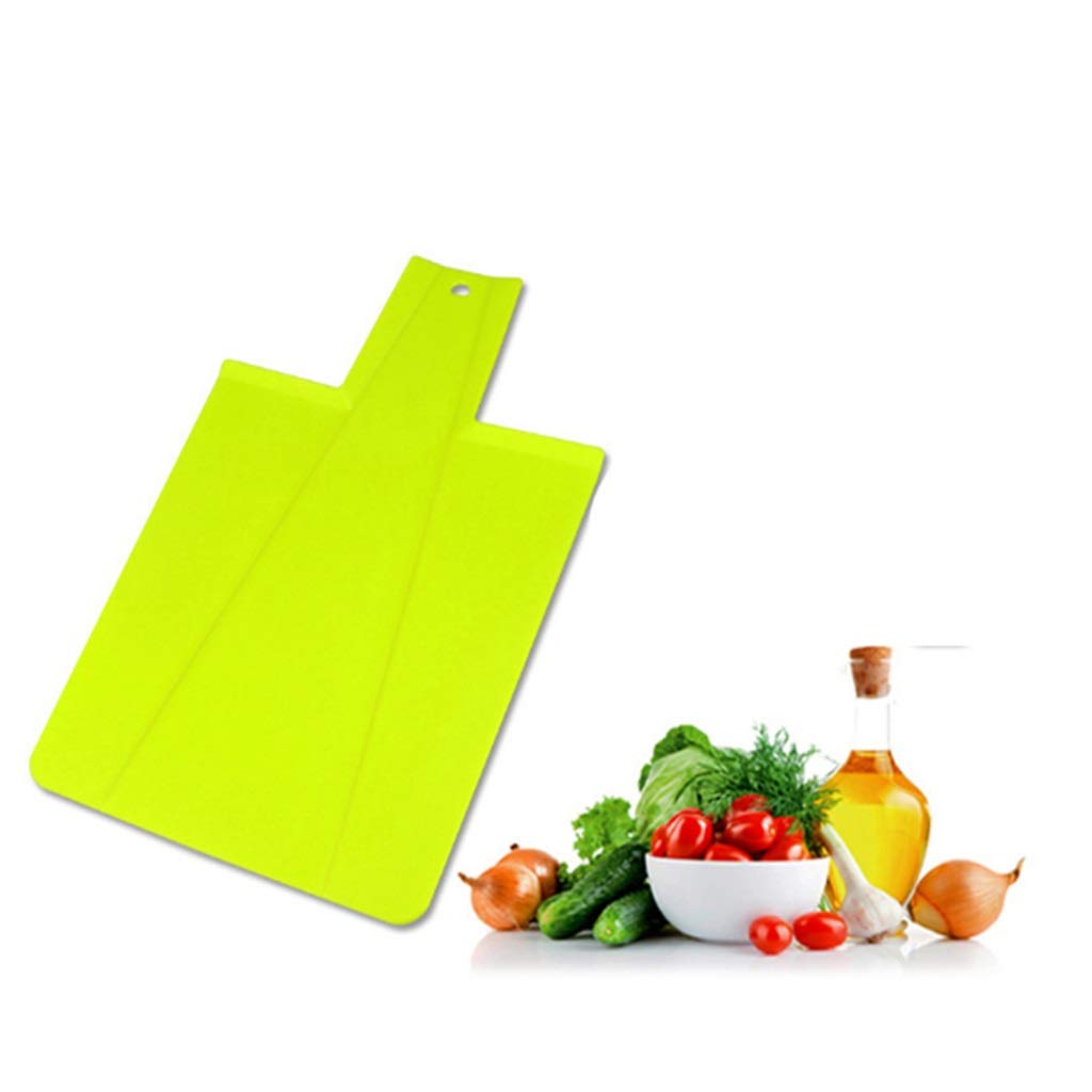 Foldable Plastic Kitchen Cutting Board - Durable Chopping Block for Fruits, Vegetables, and Meals - Ideal for Cooking, Meal Prep, and Outdoor Picnics
