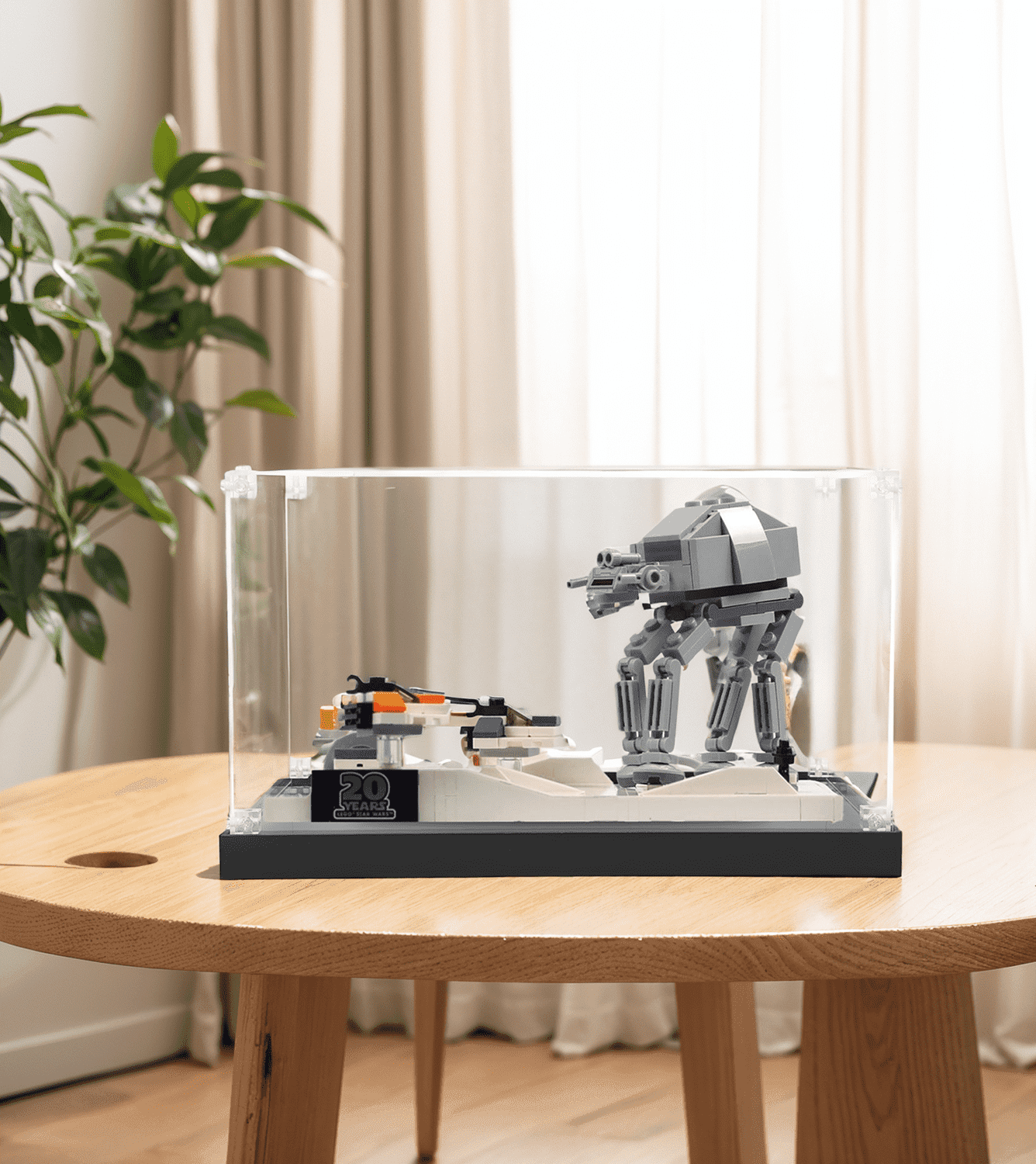 LEGO Battle of Hoth 20th Anniversary Edition 40333 Display Case - Premium Acrylic Protector for Collectible LEGO Sets - Perfect for Showcasing & Protecting Your Star Wars LEGO Collection