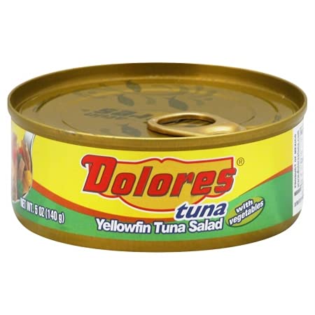 DOLORES Premium Tuna Salad with Vegetables - 5 oz Cans (Pack of 24) | High Protein, Ready-to-Eat Meal for Camping, Office Lunch & Emergency Food Supply