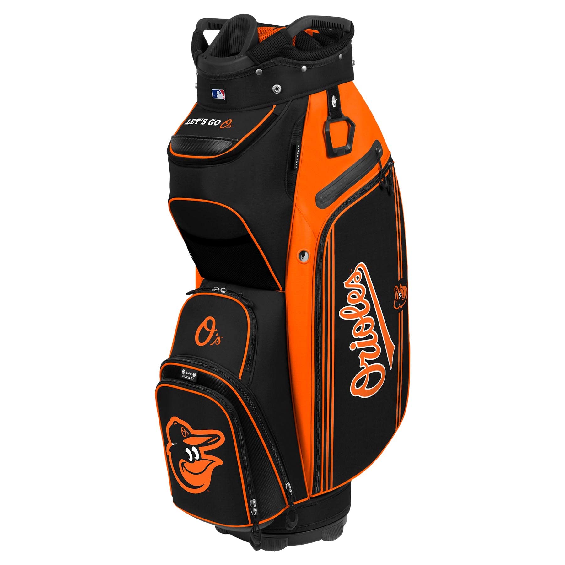 Team Effort Bucket III Insulated Cooler Cart Bag - Premium Golf & Outdoor Sports Cooler for Drinks & Snacks