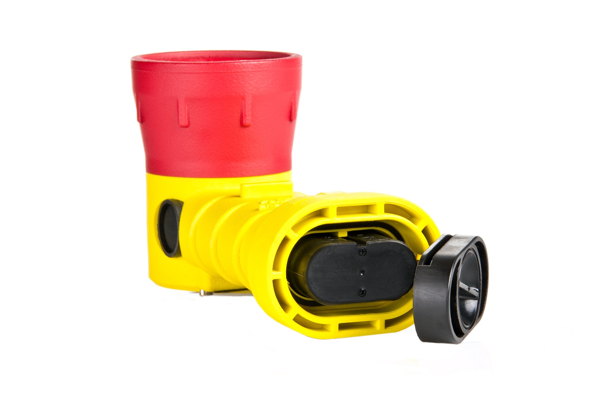 BT2 Right Angle Flashlight - Fireproof, Waterproof, Impact Resistant (200 Lumens, Yellow) - Perfect for Camping, Hiking, Emergency Kits & Outdoor Adventures