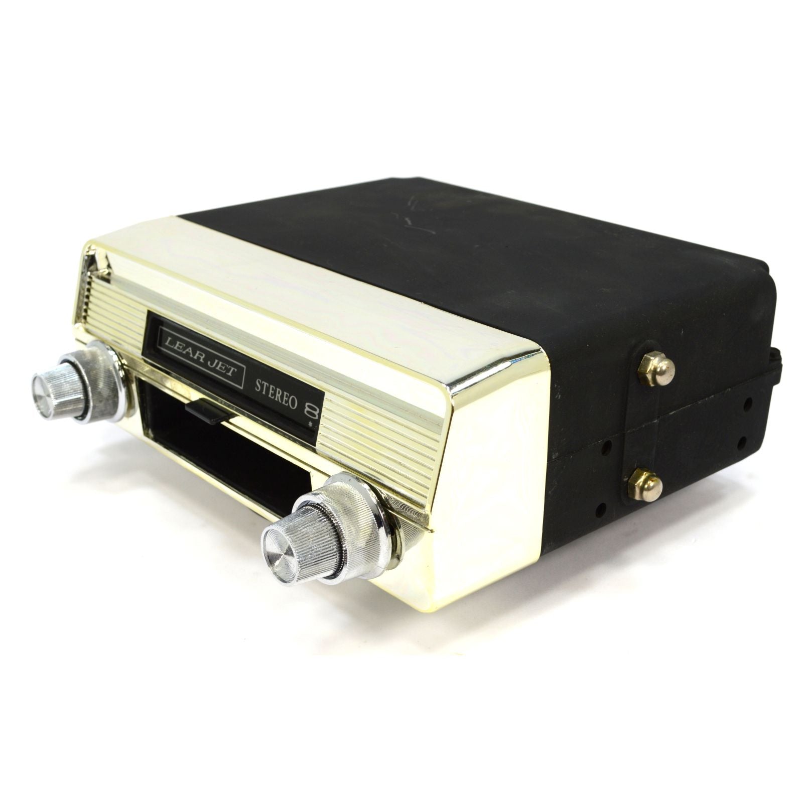 Vintage LEAR JET STEREO 8 TRACK PLAYER Model AS 830 H - Classic Car Audio In-Dash Stereo System with Original Box - Perfect for Car Enthusiasts & Retro Music Lovers