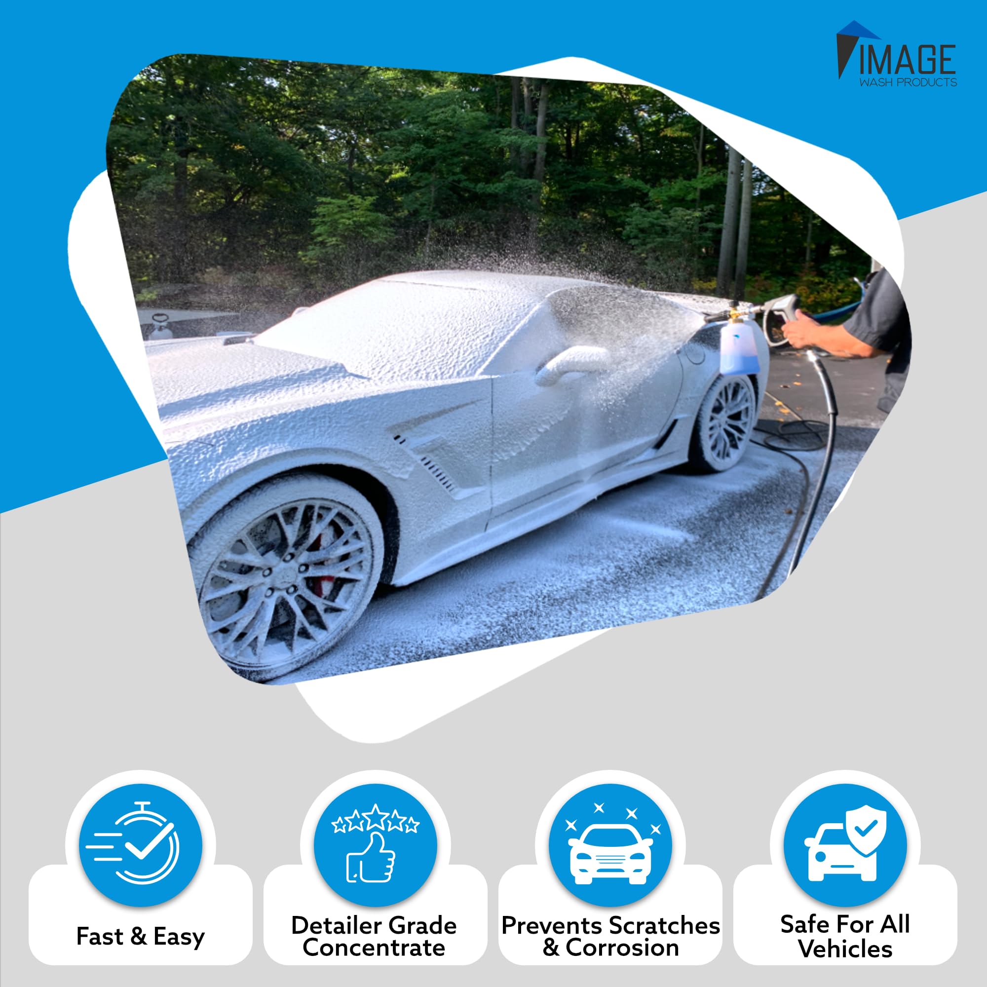 Platinum Wash - Professional Grade Concentrated Truck Wash Soap for Trucks, RVs, Cars, Boats & Equipment | High Lubricity Foaming Formula | 5-Gallon Bulk Size | Perfect for Heavy Duty Cleaning, Fleet Maintenance & Vehicle Detailing