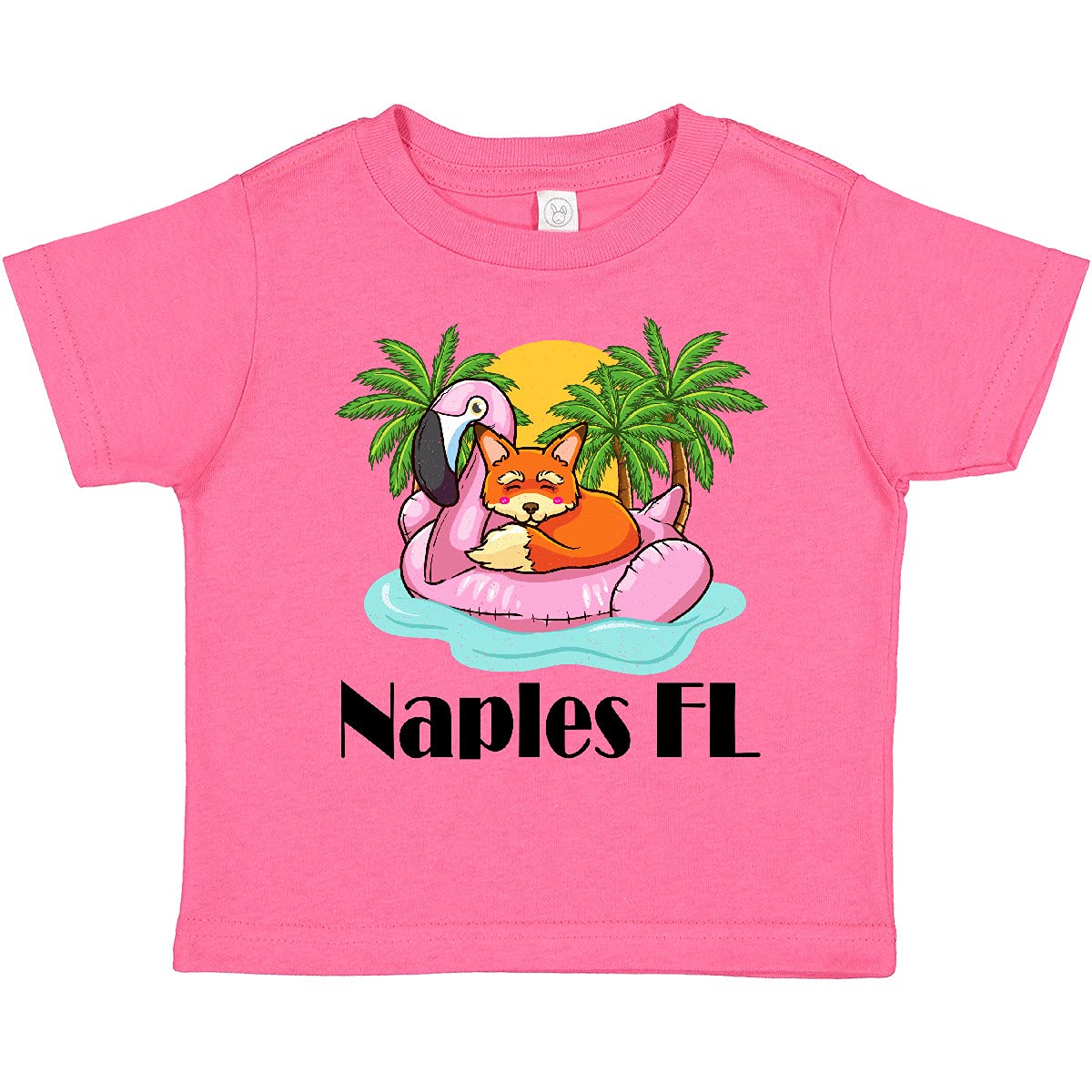 Inktastic Naples Florida Beach Vacation Toddler T-Shirt - Cute Summer Outfit for Boys & Girls - Perfect for Beach Trips, Family Vacations & Outdoor Activities
