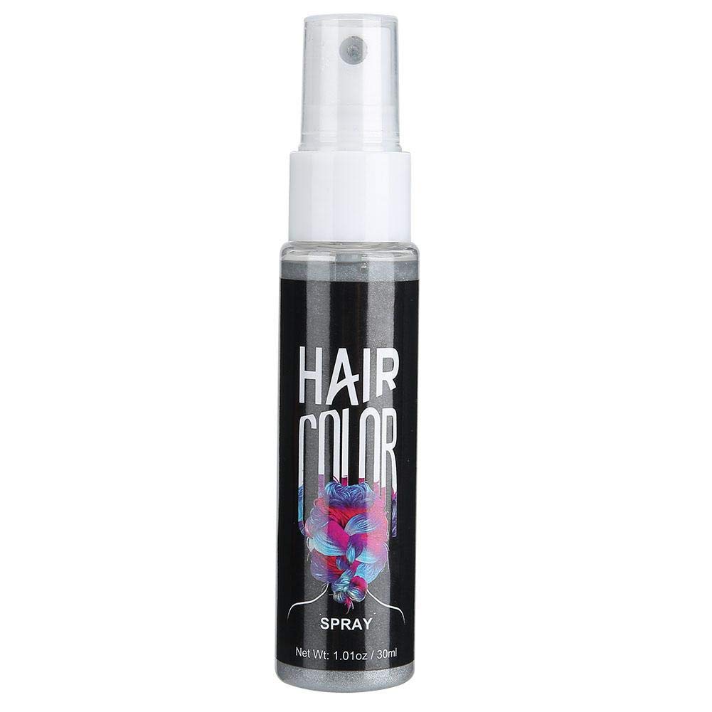 30ml Temporary Hair Color Spray for Men & Women - DIY Hair Dye, Root Cover Up & Gray Concealer Spray - Quick Wash Out, Non-Damaging Formula for Parties, Cosplay & Everyday Use (30ml)