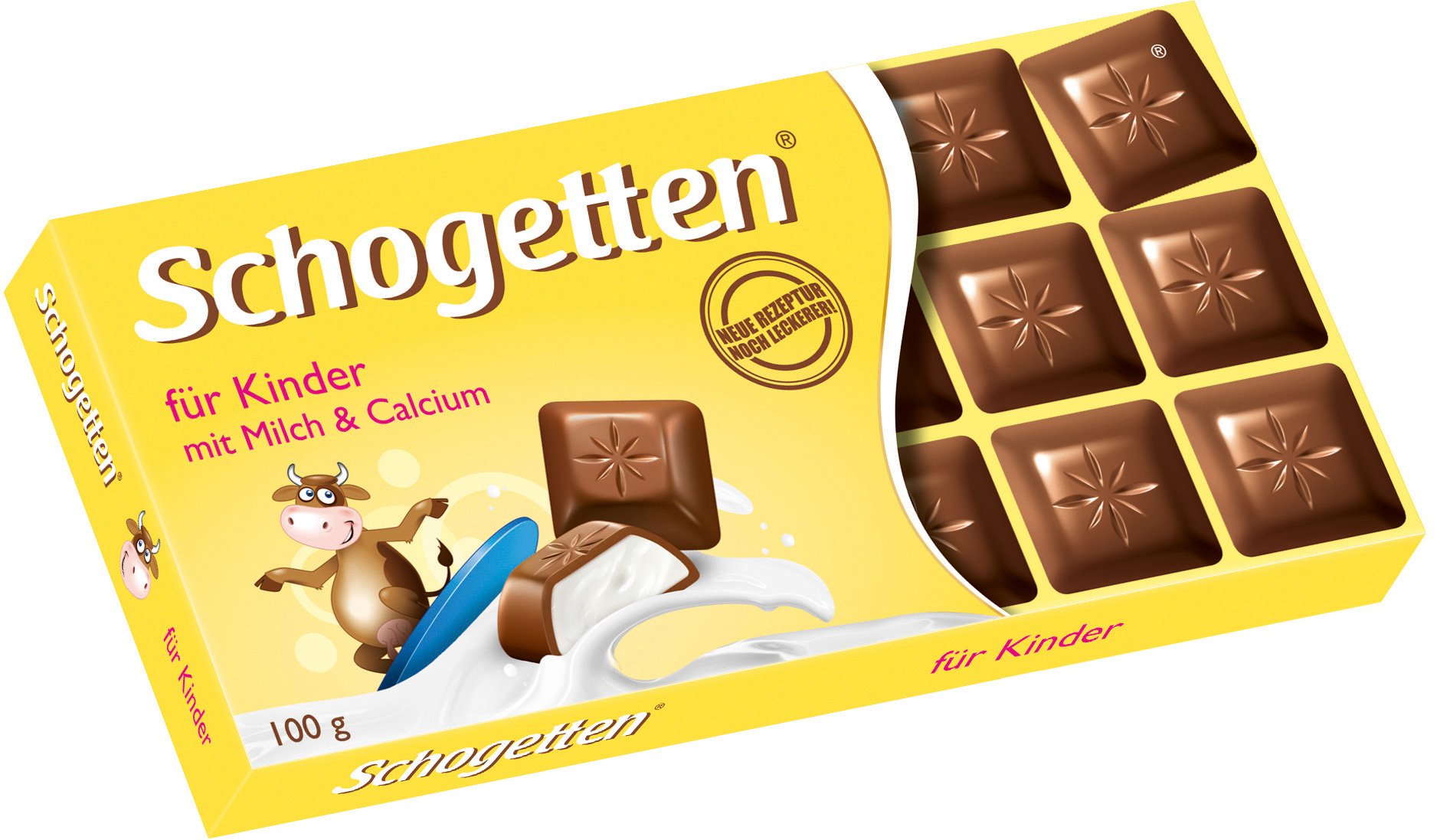 Schogetten Milk Creme Chocolate Bar 100g - Rich & Creamy Milk Chocolate for Gifting, Desserts & Snacking