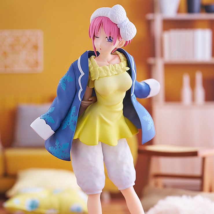Bandai Ichibansho The Quintessential Quintuplets Ichika Nakano Loungewear Ver. Anime Figure - Collectible Display for Anime Fans, Home Decor, and Gift for Otaku Enthusiasts