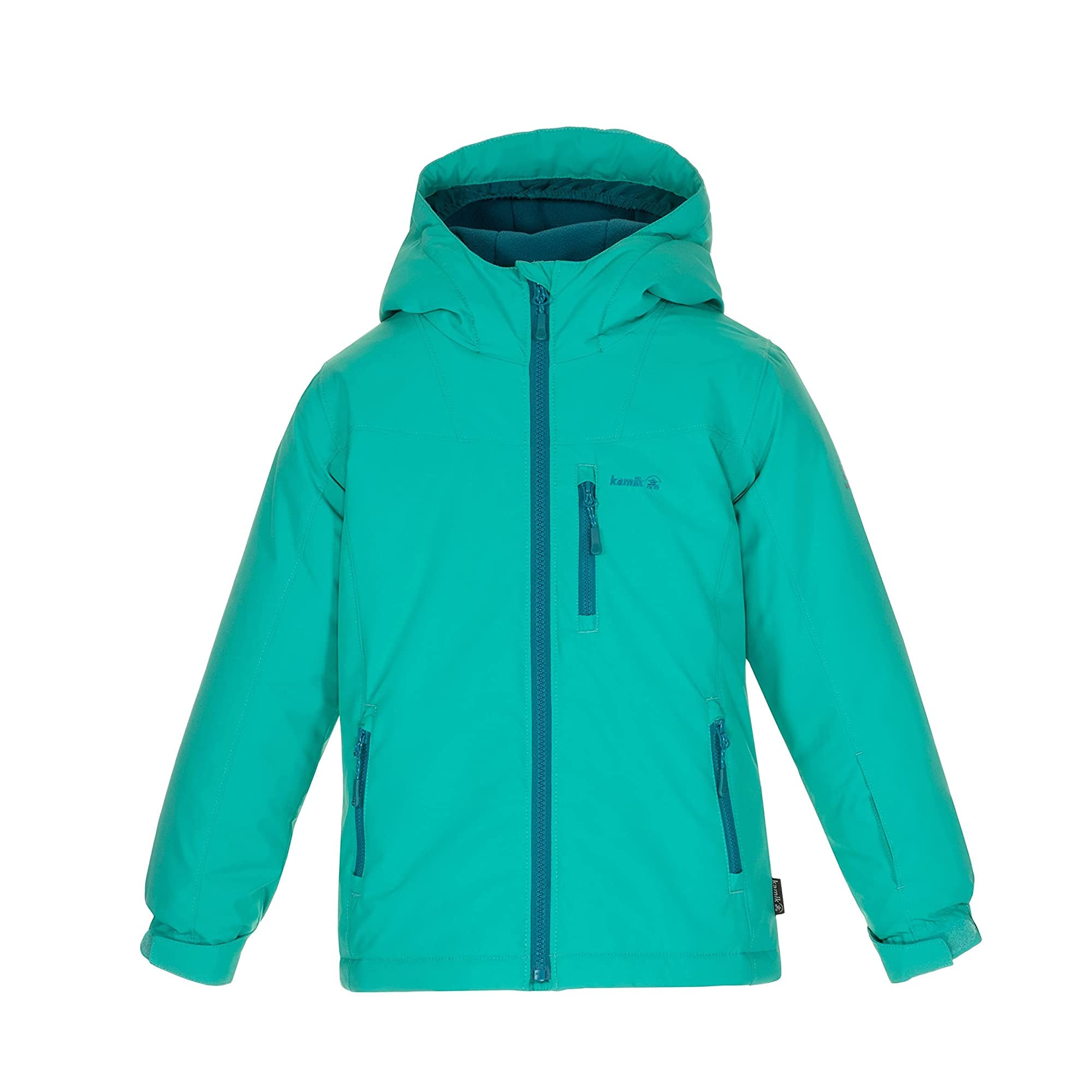 Kamik Girl's Amber Insulated Winter Jacket for Toddler & Kids - Waterproof Snow Coat for Cold Weather Play, School & Outdoor Activities