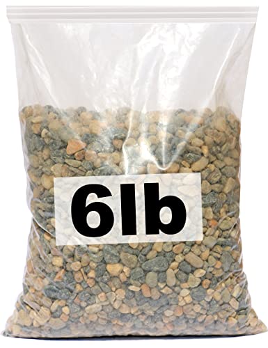 6lb-natural River Rocks