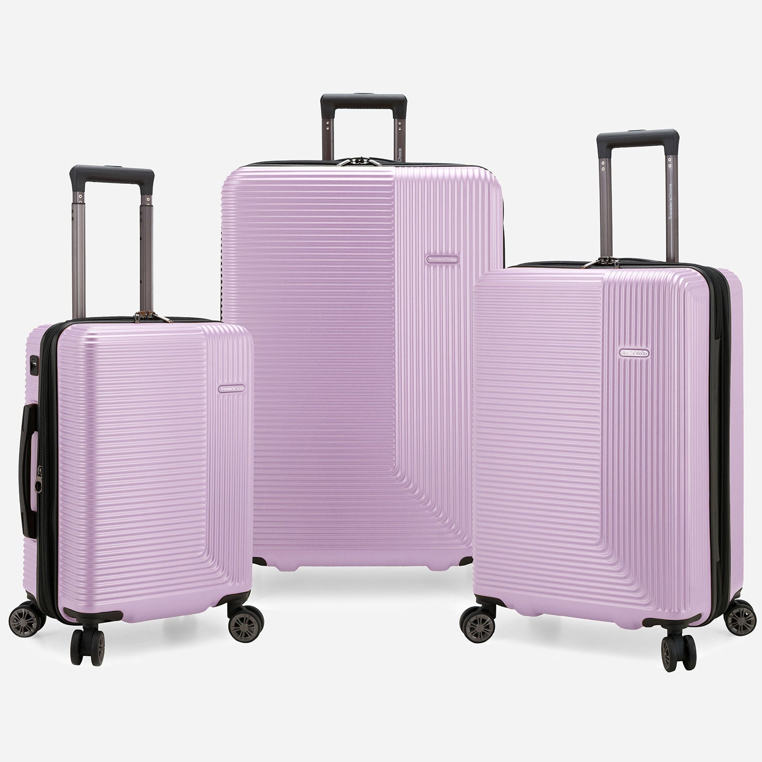 Ember 3-Piece Lightweight Luggage Set with Spinner Wheels - Perfect for International Travel & Business Trips