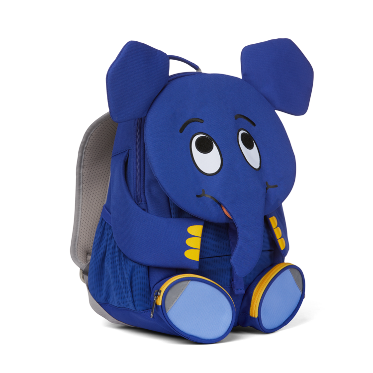 Affenzahn Large Friend Blue Elephant - Durable Kids Backpack for School, Travel & Outdoor Adventures | Lightweight & Ergonomic Design for Boys & Girls