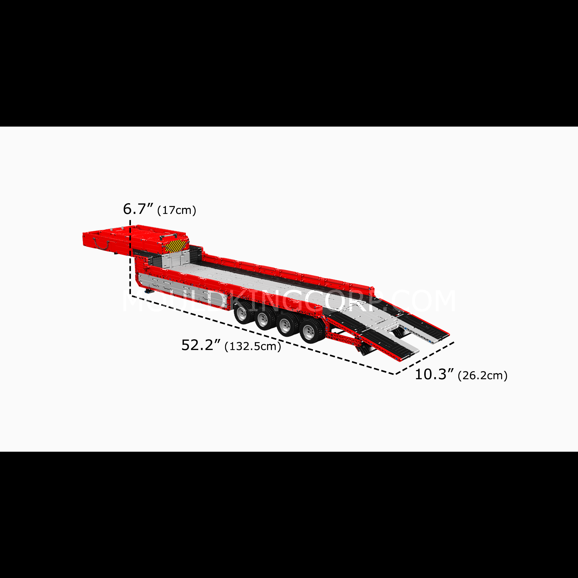 MOULD KING 19015T FH16 Pneumatic Tractor Trailer Building Set - 3,399 Pcs STEM Construction Toy for Adults & Kids | Perfect for Engineering Enthusiasts, DIY Projects & Collectors