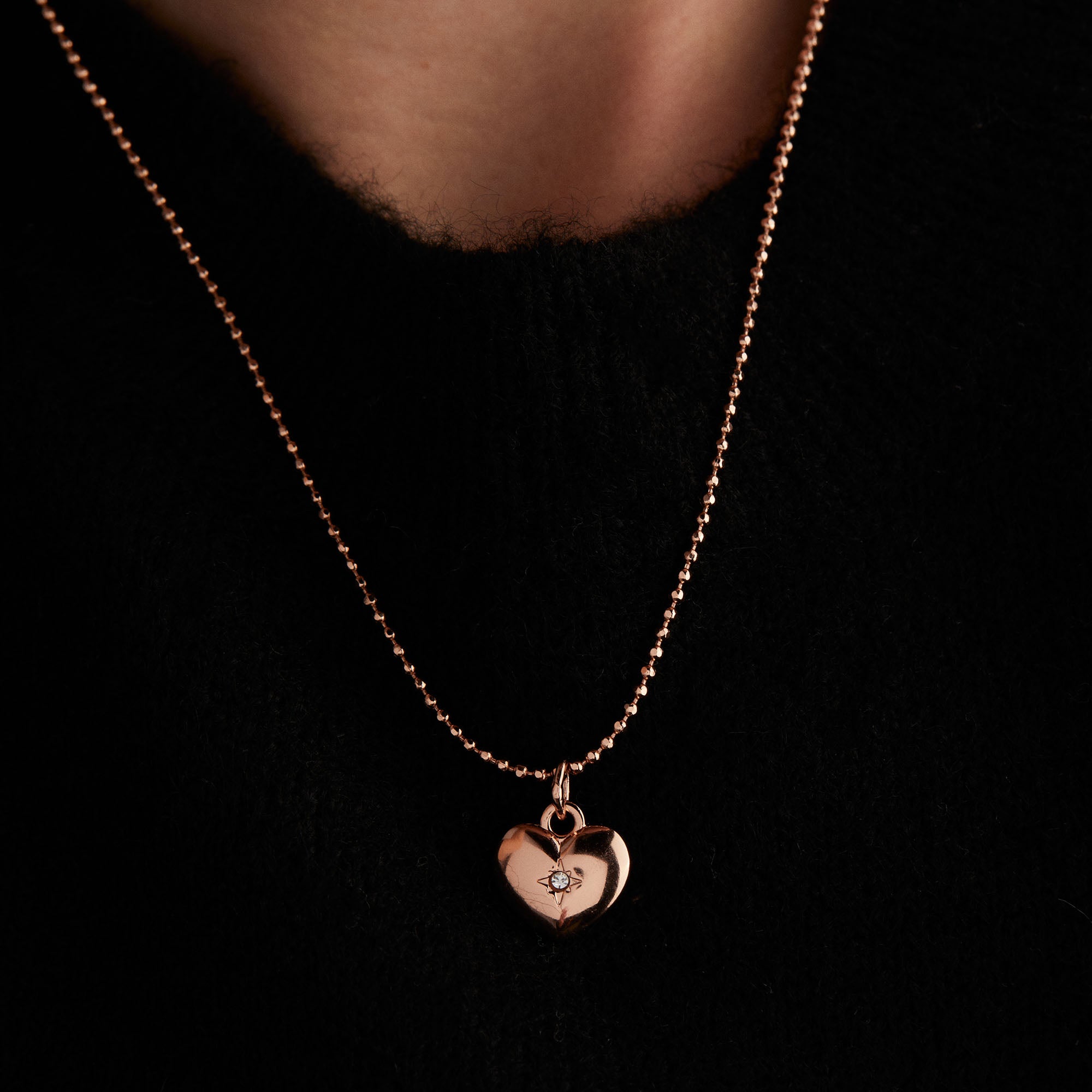 Elegant Dainty Heart Necklace for Women - 14K Gold Plated Minimalist Pendant - Perfect for Valentine's Day, Anniversary & Everyday Wear