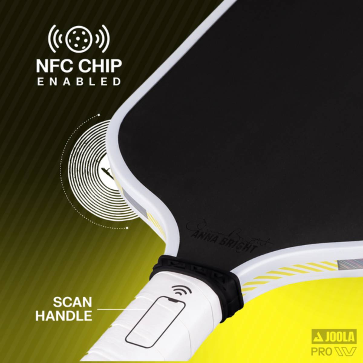 JOOLA Anna Bright Scorpeus Pro IV Table Tennis Paddle - Professional Ping Pong Racket with Premium Rubber for Spin & Control - Perfect for Tournaments, Club Play & Home Practice