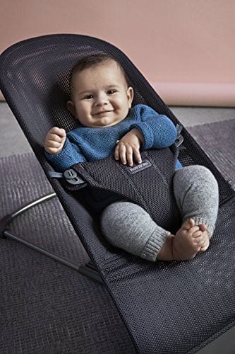 Baby Bjorn Bouncer Bliss Mesh Fabric Seat - Comfortable & Ergonomic Baby Bouncer for Newborns & Infants - Perfect for Playtime, Napping & Soothing at Home