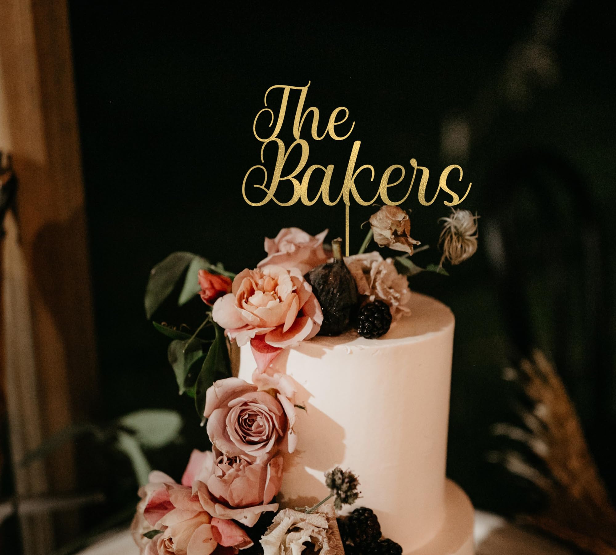 Custom Wedding Cake Toppers - Personalized Bride & Groom Cake Topper for Weddings & Anniversaries - Perfect for Wedding Cakes, Anniversary Celebrations & Romantic Couple Gifts