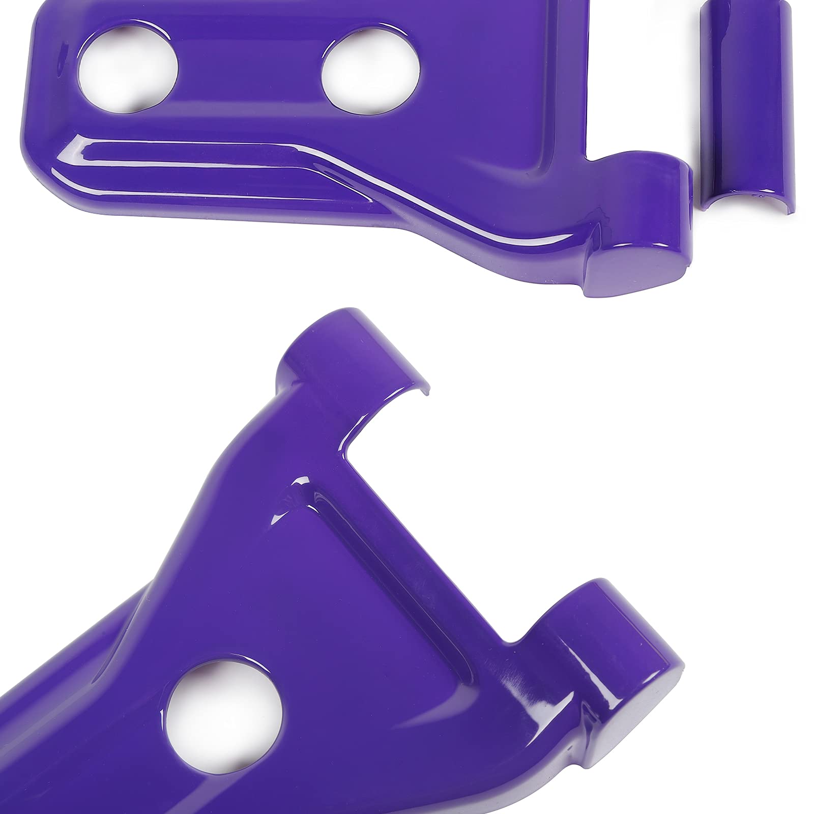 Jeep Wrangler JL JLU & Gladiator JT Hood Hinge Cover (2018-2023) - Purple Exterior Decoration Accessory Kit | Off-Road Protection & Custom Styling Upgrade