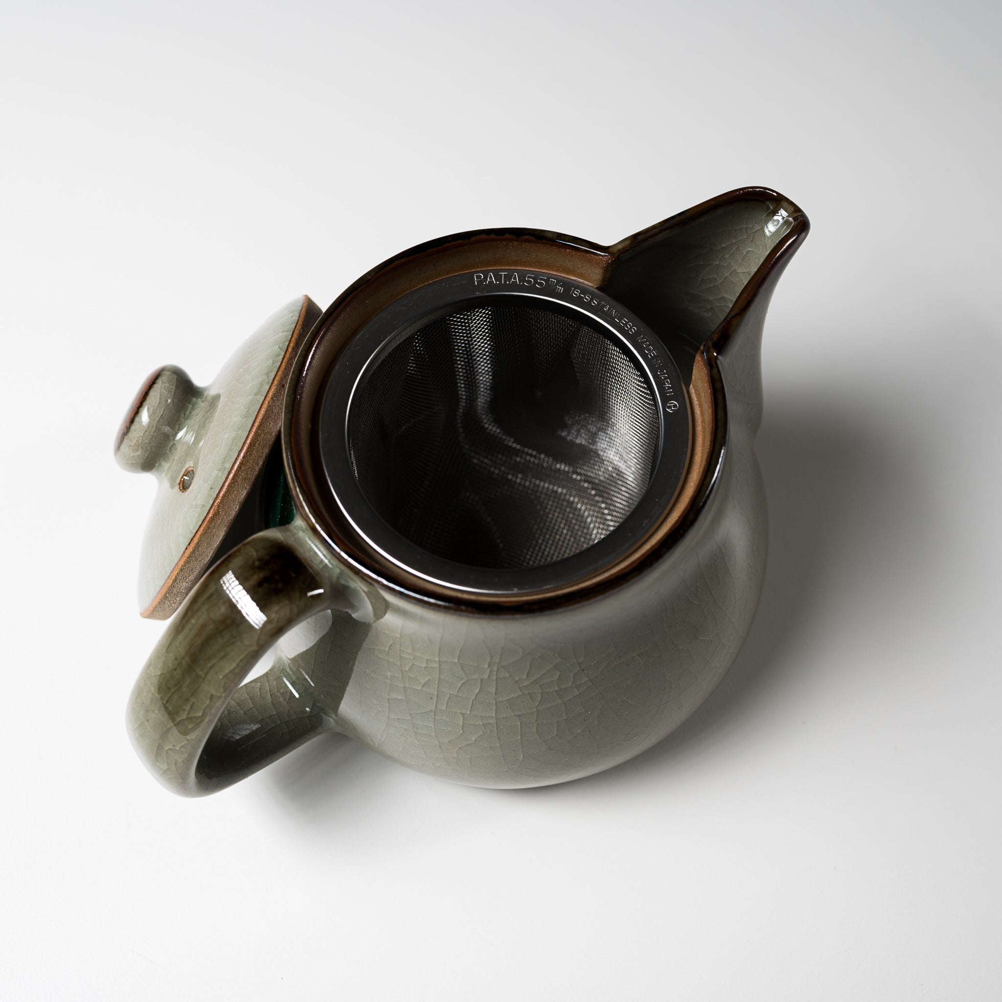 Premium Japanese Kutani Ware Teapot - Hydrangea Floral Design, Authentic Handcrafted Ceramic Tea Pot for Loose Leaf Tea | Perfect for Japanese Tea Ceremony, Home Decor & Gift Giving