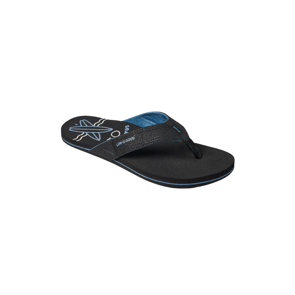 Life is Good Men's Newport Sandals | Comfortable Beach & Reef Sandals for Men | Perfect for Summer Vacation, Beach Walking & Outdoor Adventures