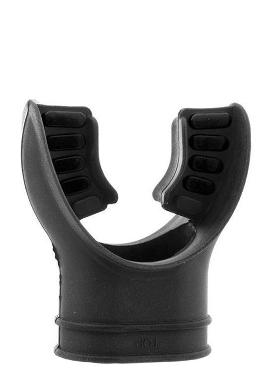 Black Comfort Regulator Mouthpiece for Scuba Diving & Snorkeling - Ergonomic Design for Enhanced Breathing Comfort Underwater