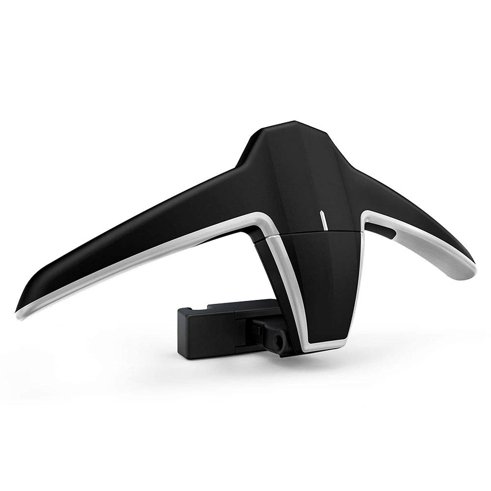 Zwayouth Car Hangers - Foldable Headrest & Rear Seat Hangers for Clothes, Jackets, Suits | Universal Fit for Cars, SUVs, Trucks & RVs | Perfect for Travel, Business Trips & Daily Commute (Black)