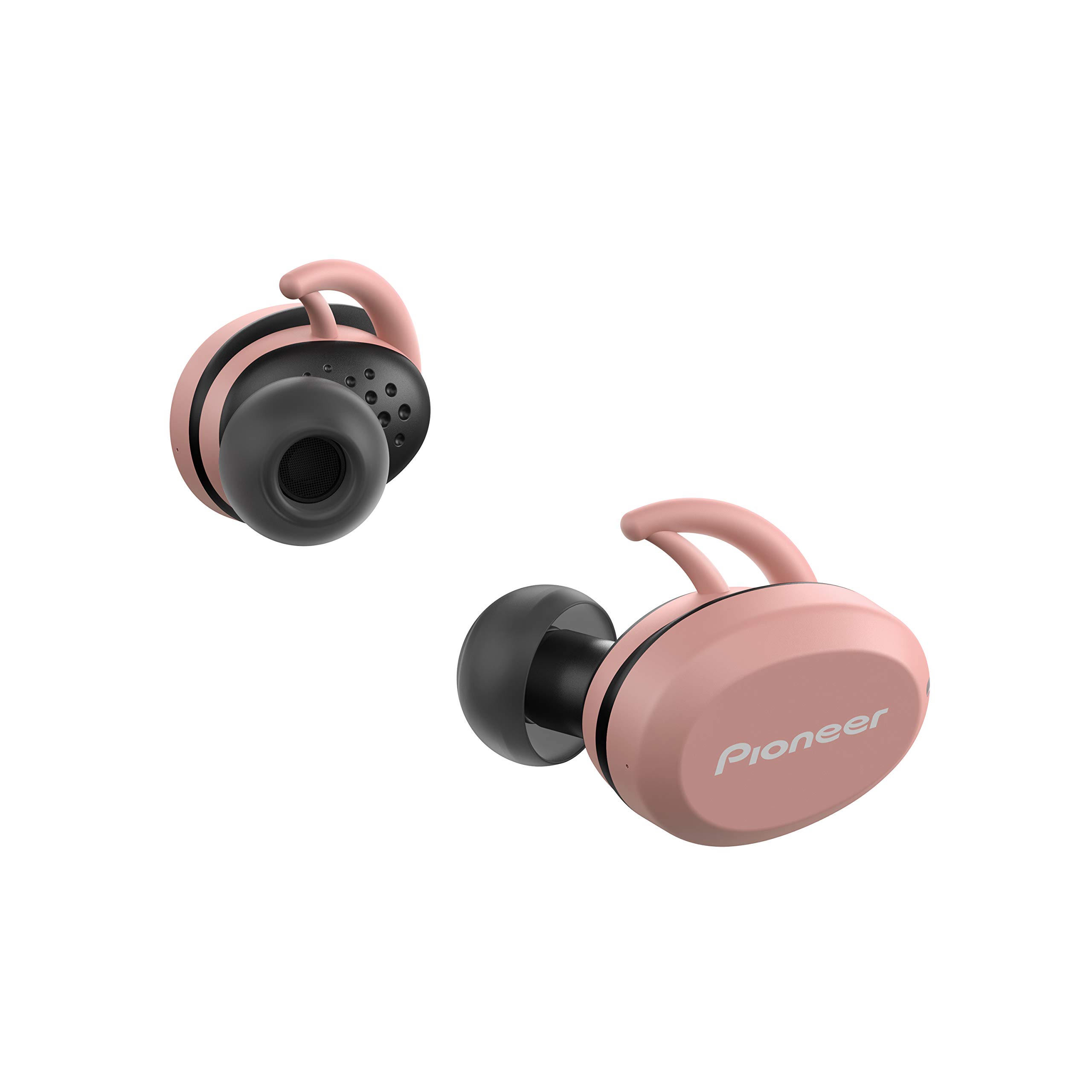 PIONEER SE-E8TW-P Wireless Sport Earbuds - Sweatproof Bluetooth Headphones for Running, Gym & Workout - Pink (Ideal for Fitness, Jogging & Active Lifestyle)