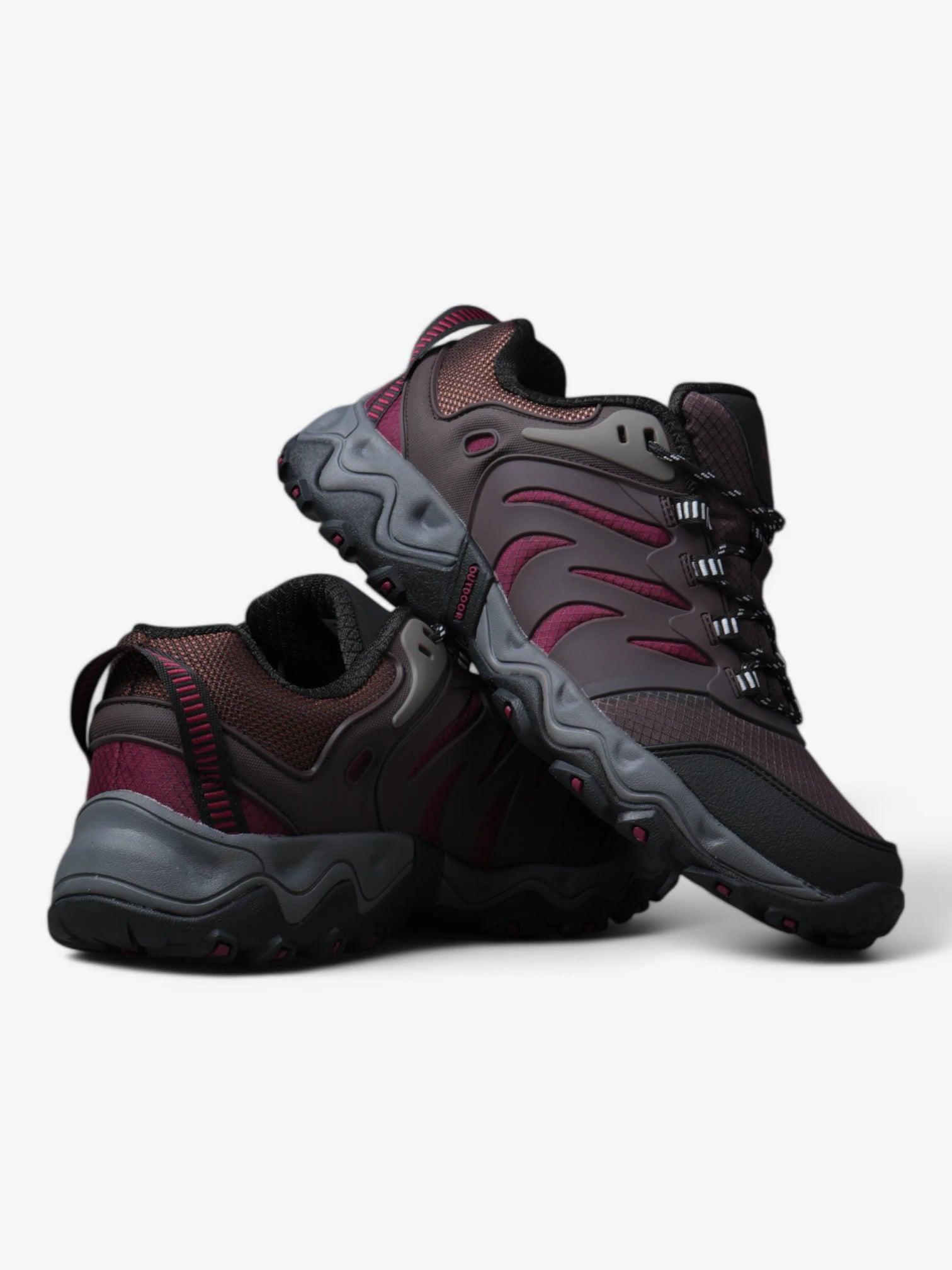 Alpine Skate Bisbee Brown Red Skateboarding Shoes - Comfortable & Durable for Street Skating & Casual Wear