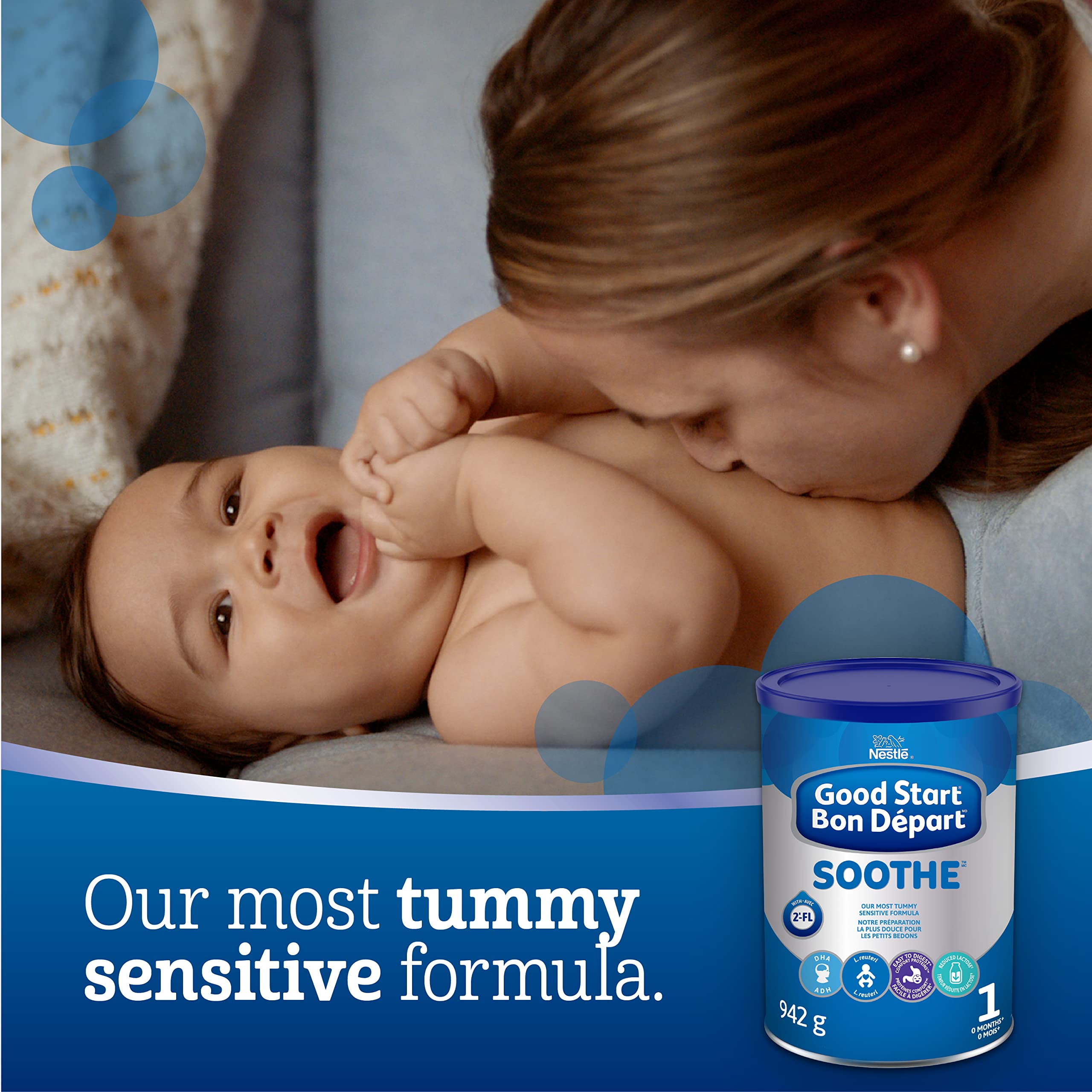 NESTLÉ GOOD START Soothe Baby Formula Powder for Infants 0+ Months - 942g (Pack of 4) | Gentle Nutrition for Colic & Fussy Babies | Ideal for Nighttime Feeding & Digestive Comfort