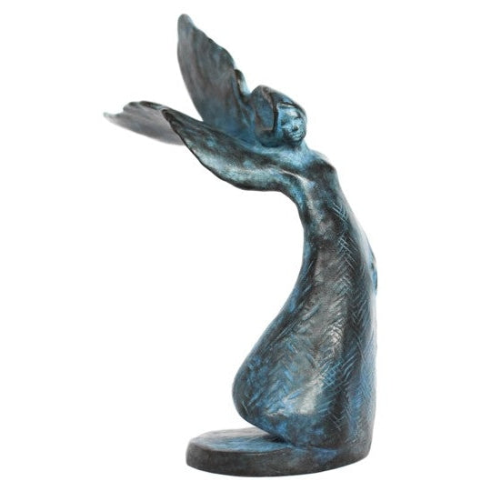 Small Guardian Shelf Sculpture by Heloise Crista - Handcrafted Home Decor for Bookshelves, Desks & Spiritual Spaces | Unique Gift for Collectors & Art Lovers