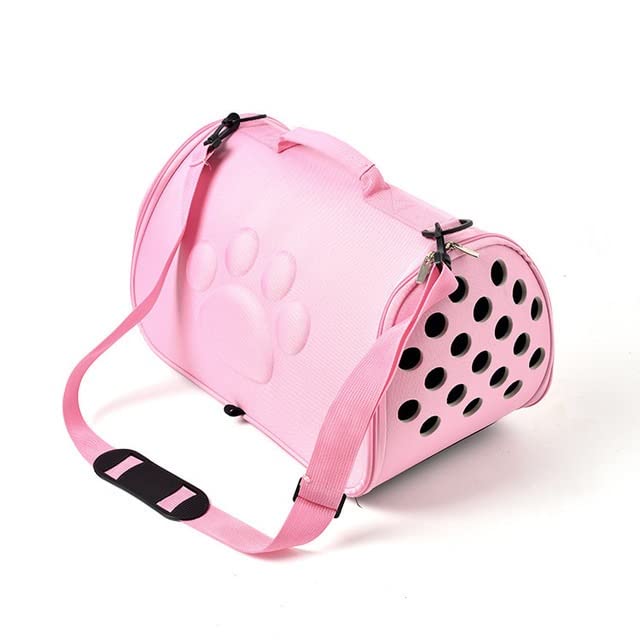 Portable Pet Carrier for Dogs - Foldable & Breathable Travel Bag for Hiking & Walking