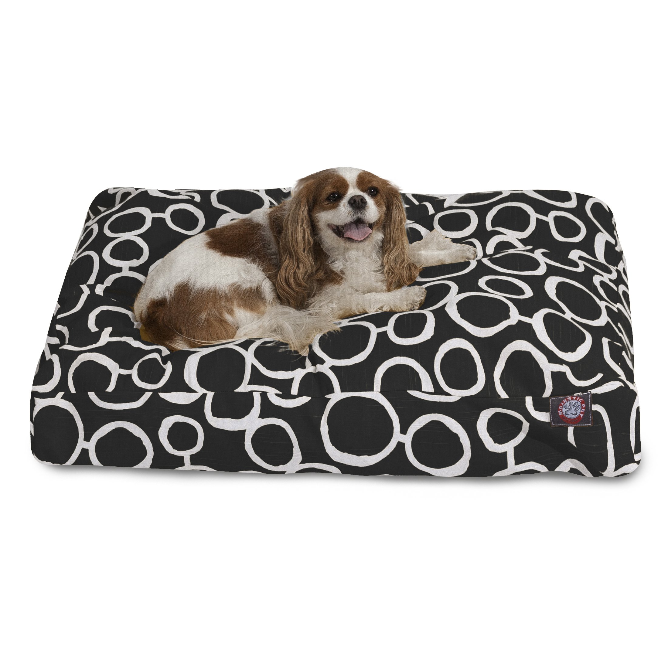 Majestic Pet Fusion Yellow Medium Rectangle Dog Bed for Small to Medium Dogs - Soft & Comfortable Pet Bed for Indoor Use, Crate, or Travel