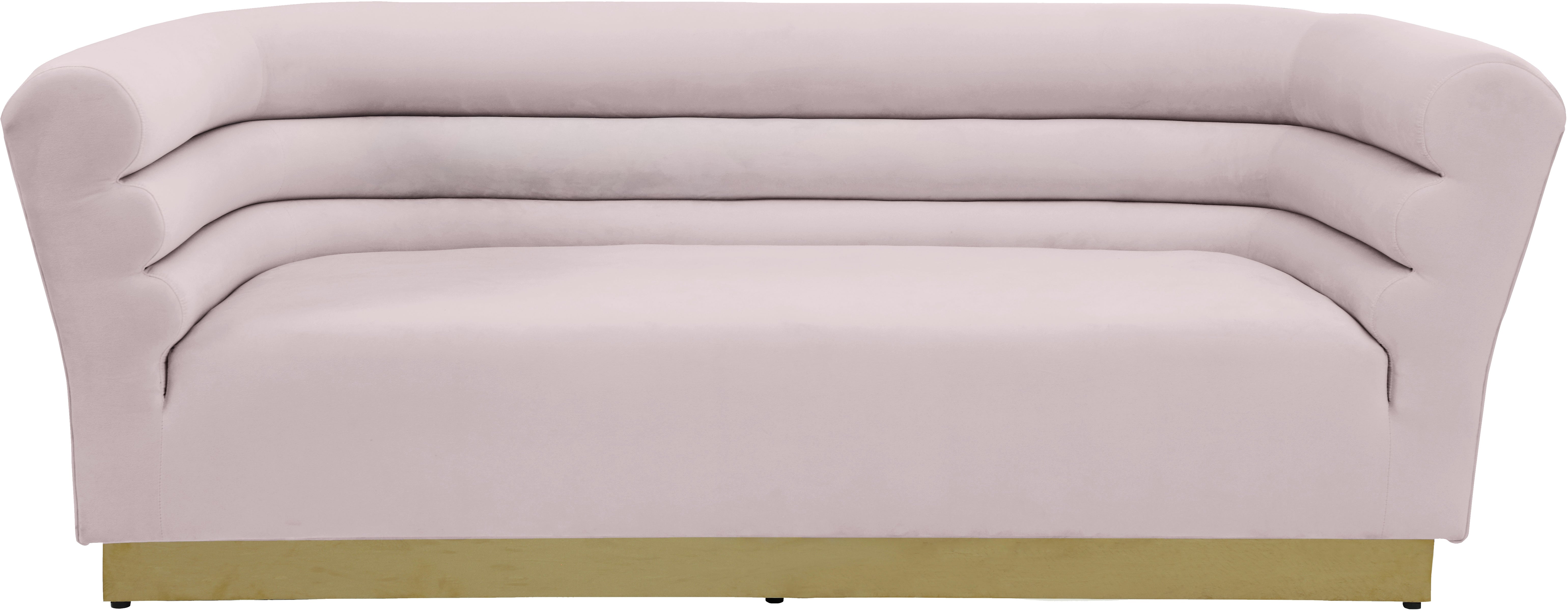 Luxury Bellini Velvet Sofa - Modern Plush Upholstered Couch for Living Room, Lounge & Home Decor - Soft Comfortable Sectional Sofa for Apartment, Dorm or Office