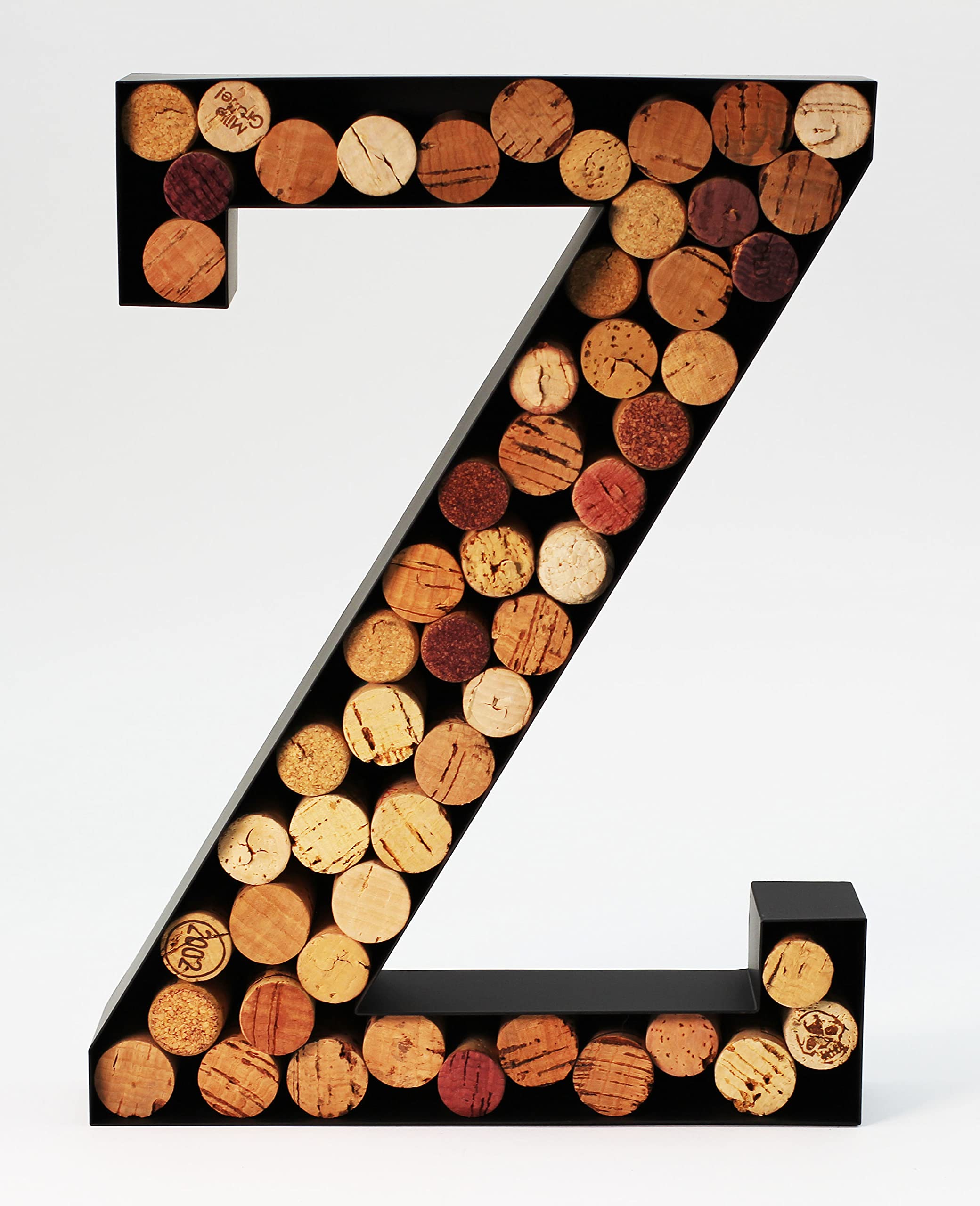 Personalized Monogrammed Wine Cork Holder - Letter Z - Elegant Wine Accessory & Unique Gift for Women - Perfect for Kitchen Decor & Wine Cork Storage - Ideal for Wine Lovers & Home Entertaining