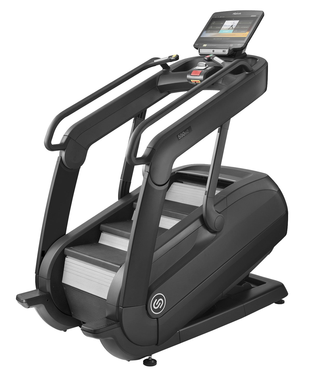 550Ce2+ Entertainment Series Escalate Stair Climber - Home Gym Cardio Workout Equipment for Weight Loss & Fitness Training - Perfect for Home, Office, or Apartment Exercise