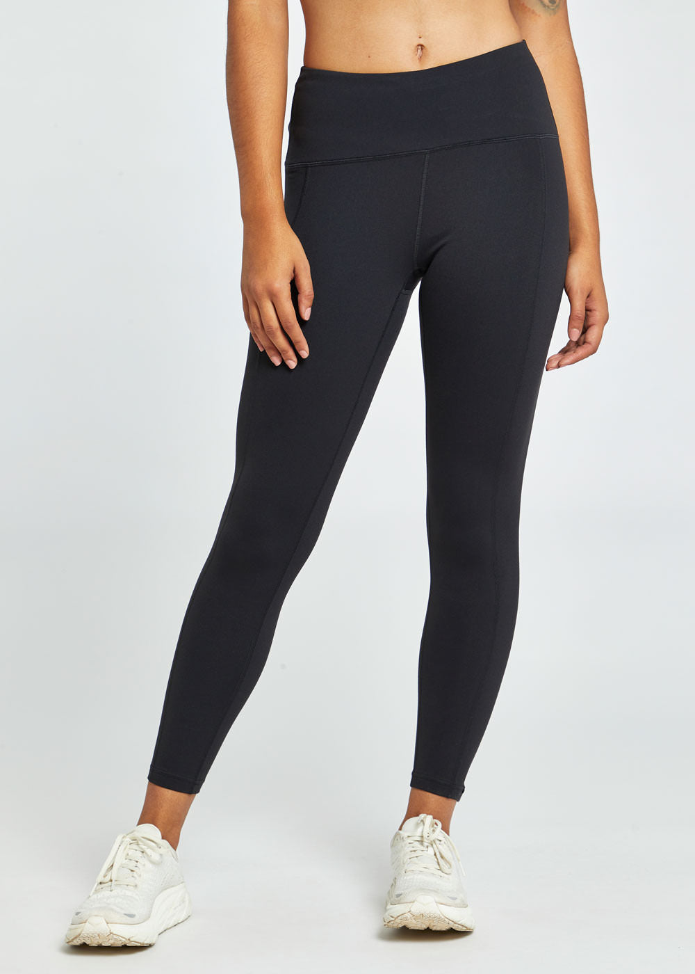 Mo Women's High-Waisted 7/8 Running Tights - Breathable Workout Leggings for Yoga, Gym & Outdoor Jogging
