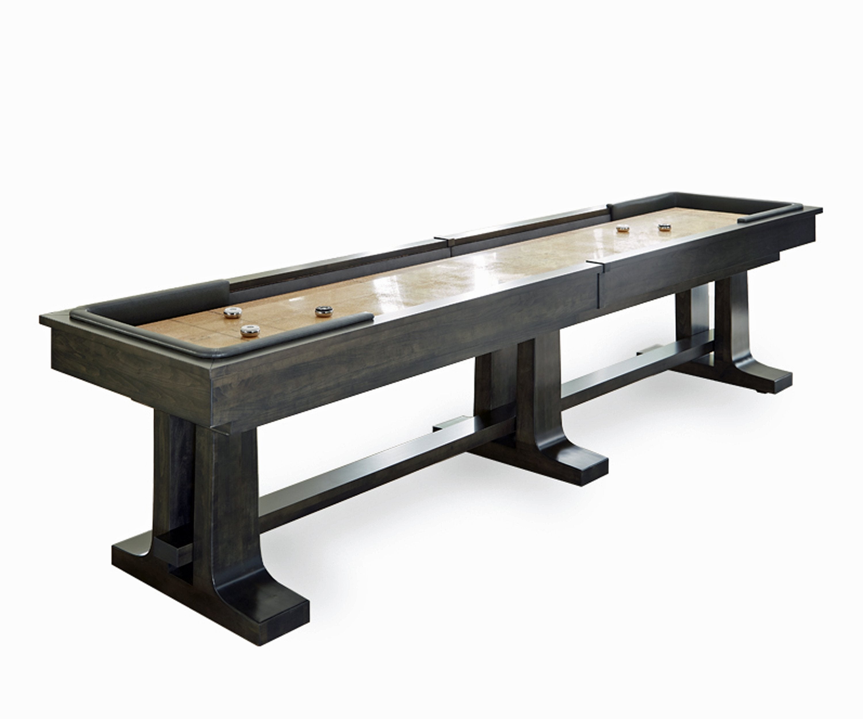 Premium California House Atherton Shuffleboard Table - Professional 12ft Indoor/Outdoor Game Table for Home, Bar & Game Room - Perfect for Parties & Family Fun